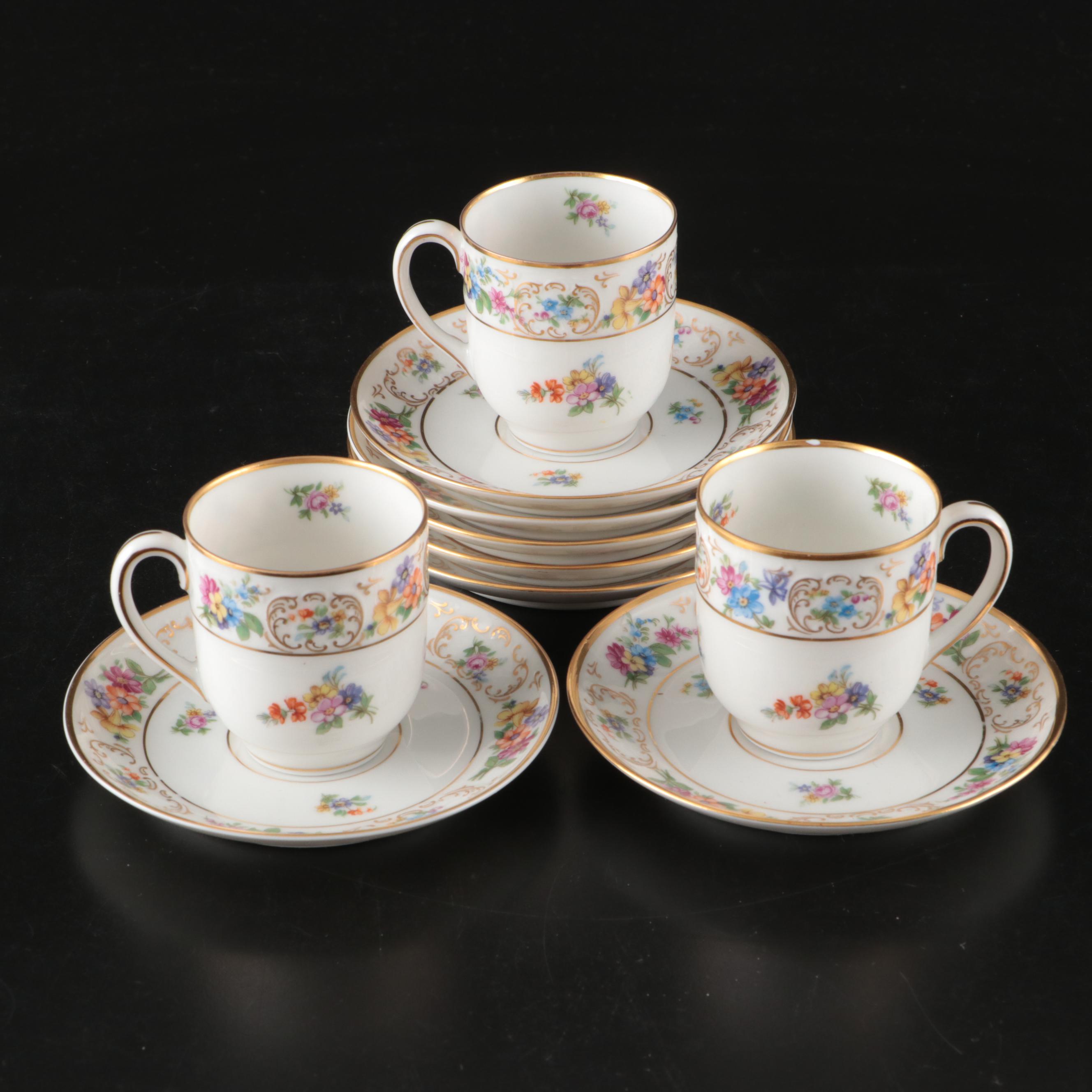 Tirschenreuth "Dresden" Porcelain Dinnerware with Schumann Tray