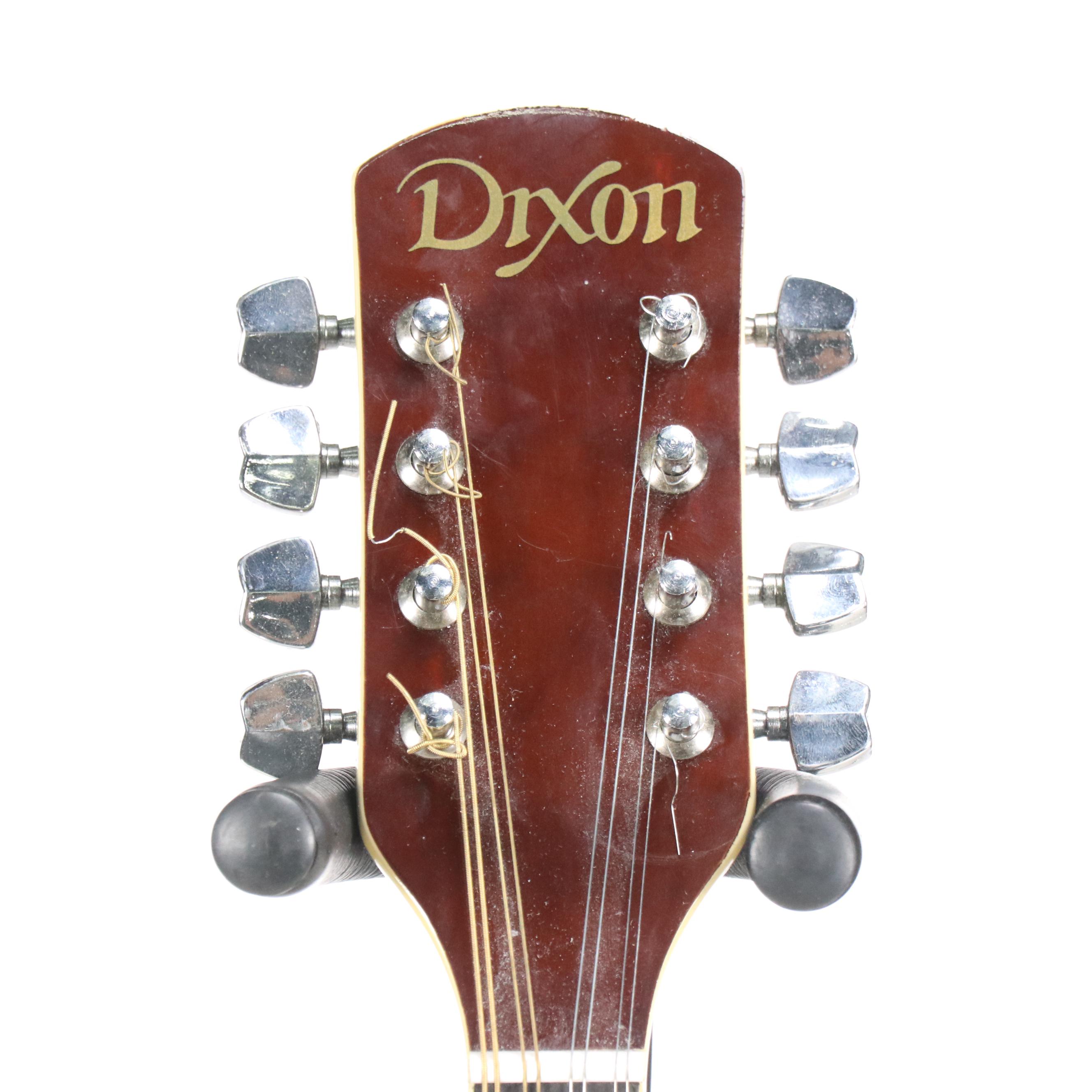 Dixon DM-7 Sunburst Finish Mandolin with Travel Case