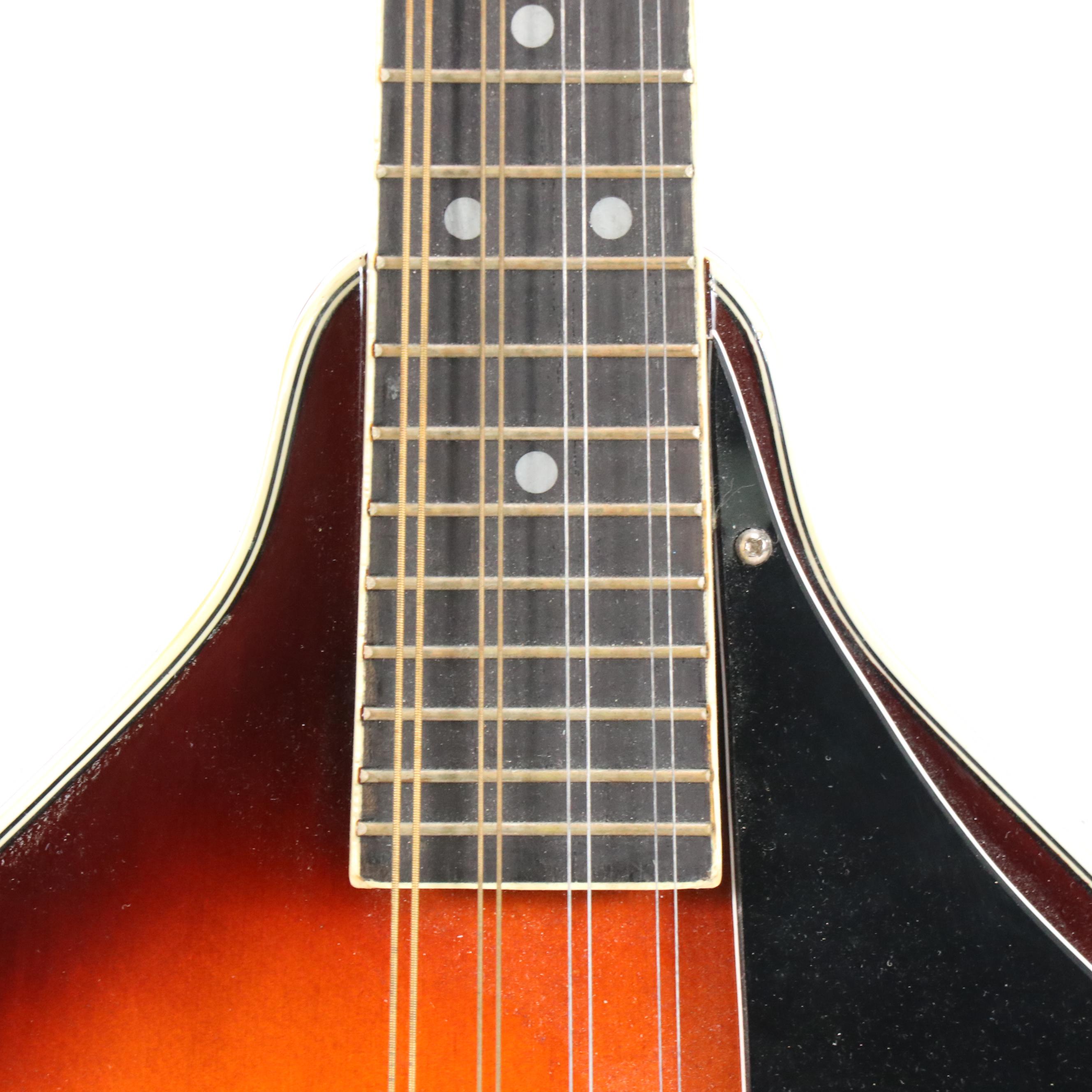 Dixon DM-7 Sunburst Finish Mandolin with Travel Case