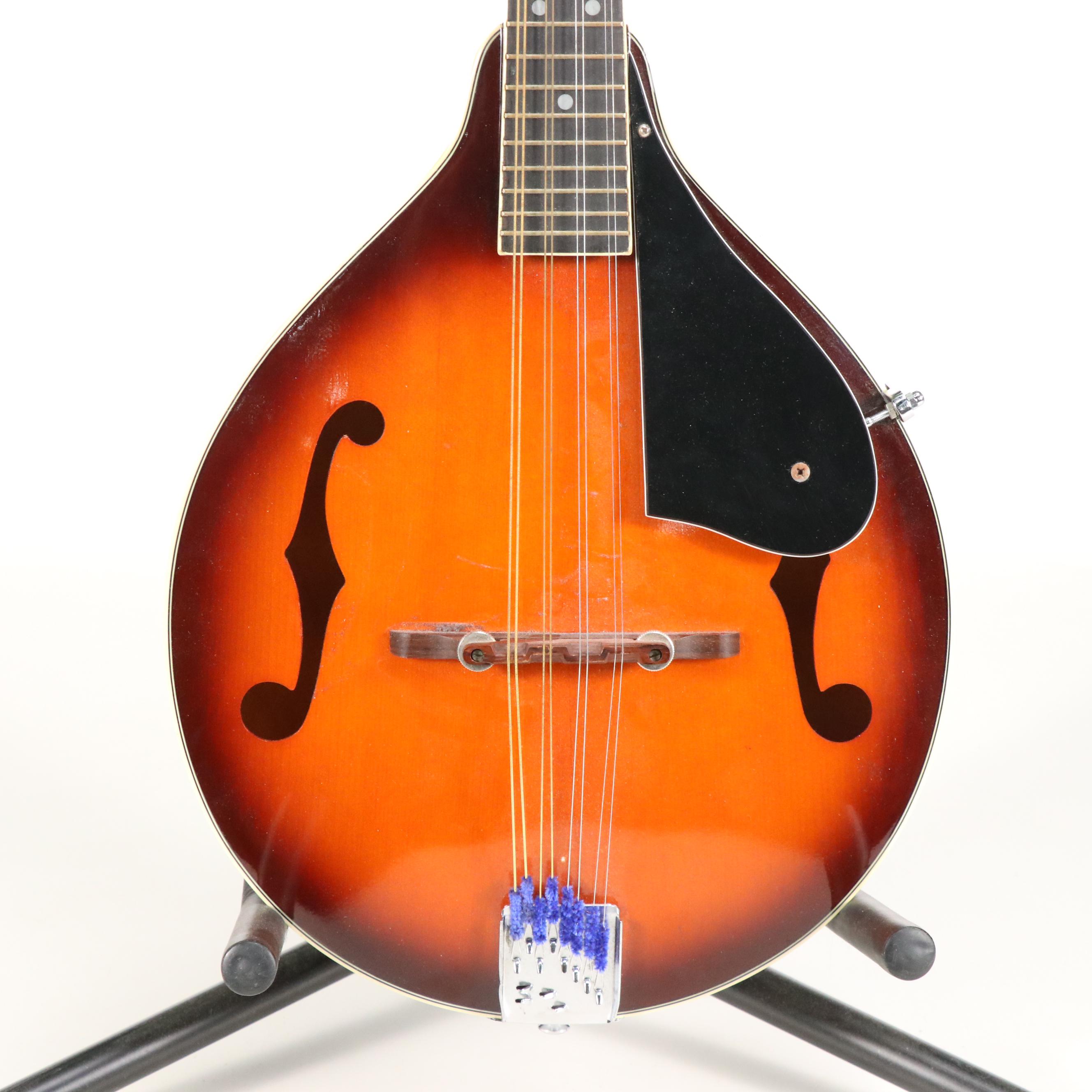 Dixon DM-7 Sunburst Finish Mandolin with Travel Case