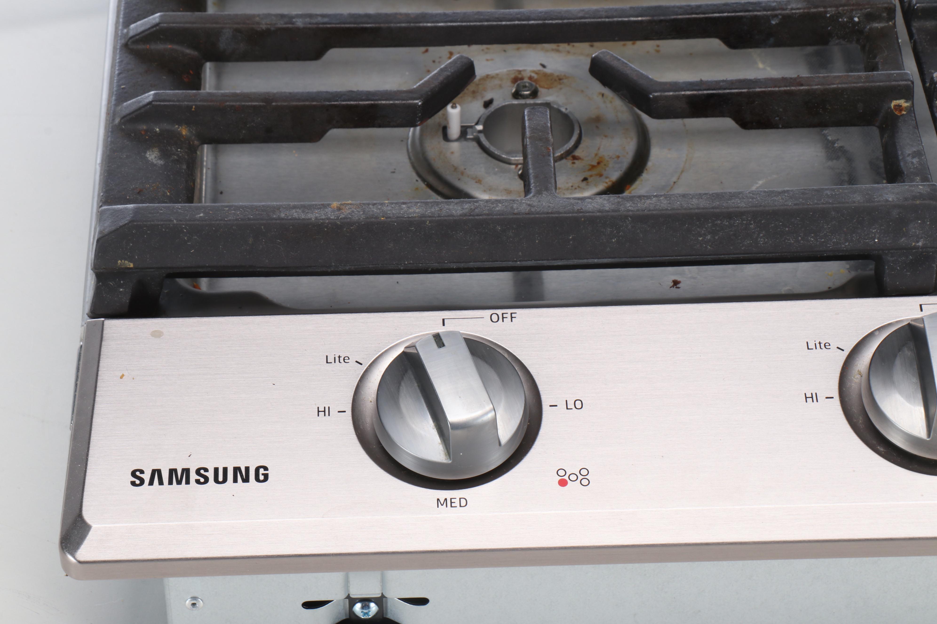 Samsung Satin Stainless Five Burner Gas Cooktop, 2021