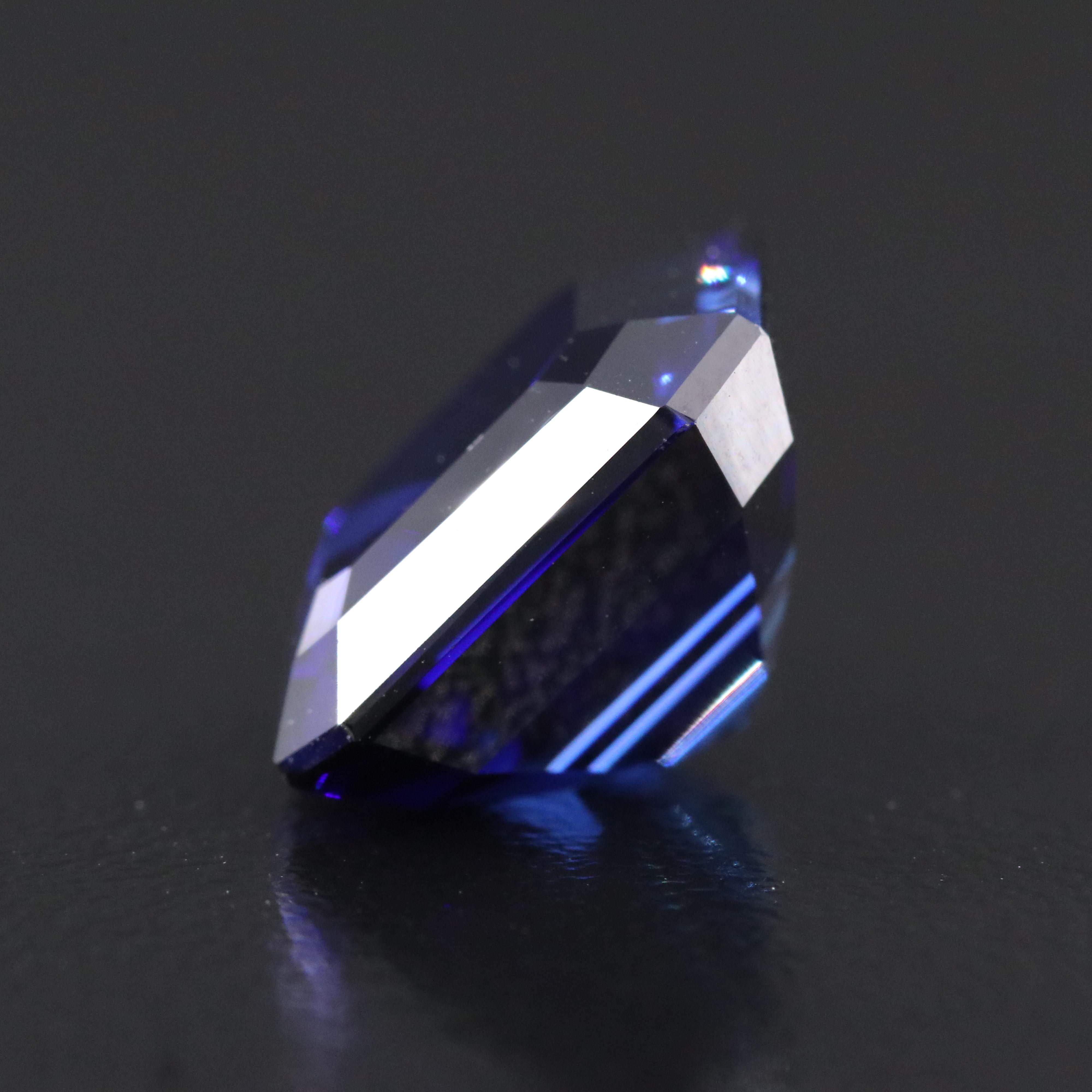 Loose 12.33 CT Lab Grown Sapphire