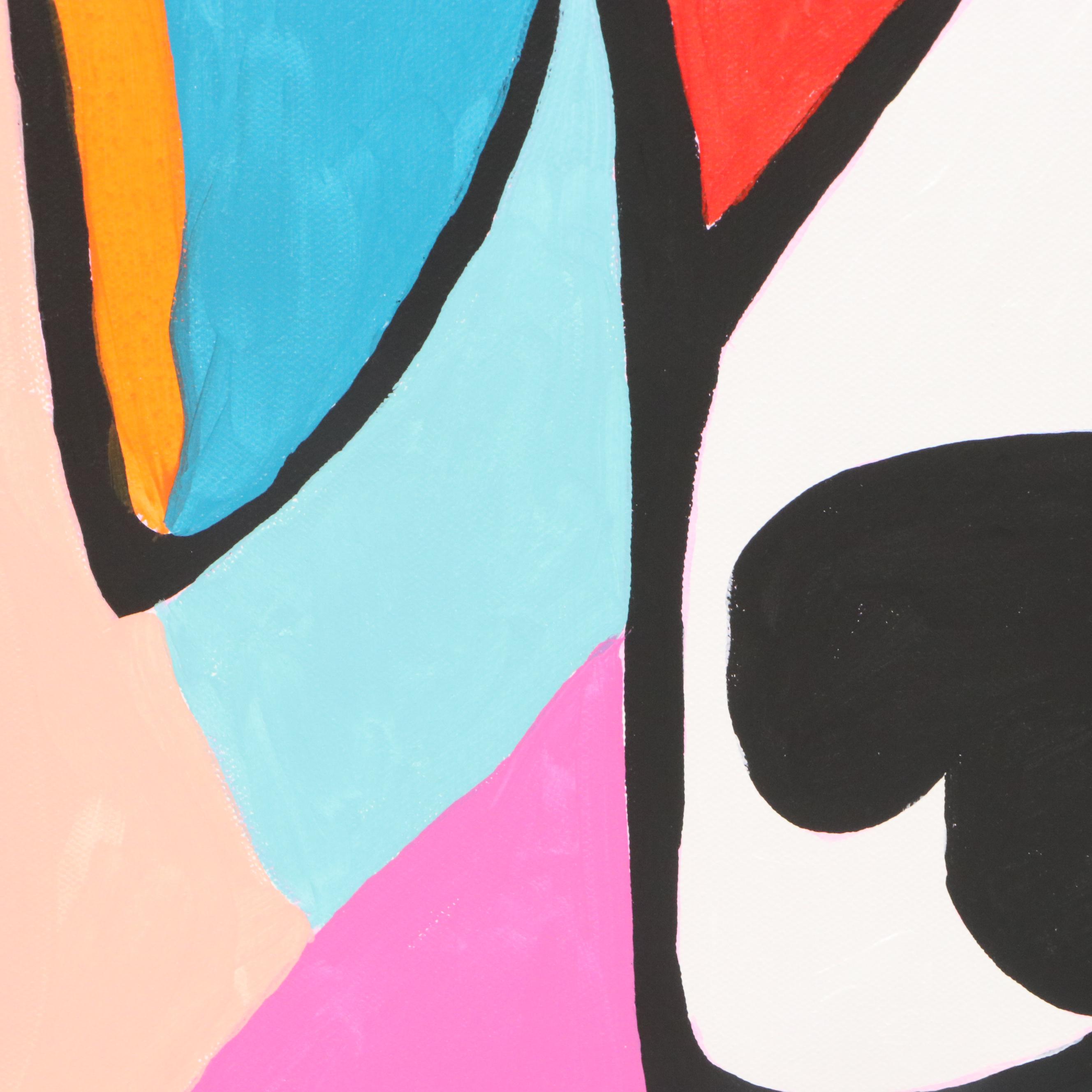 deSanto Acrylic Painting "Pup Fiction," 2025