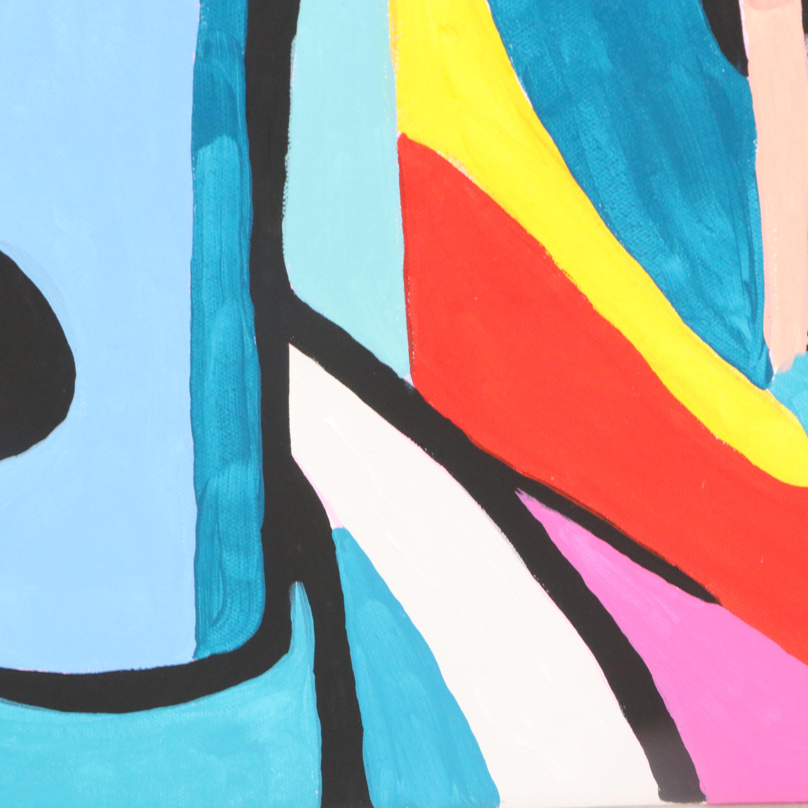 deSanto Acrylic Painting "Pup Fiction," 2025