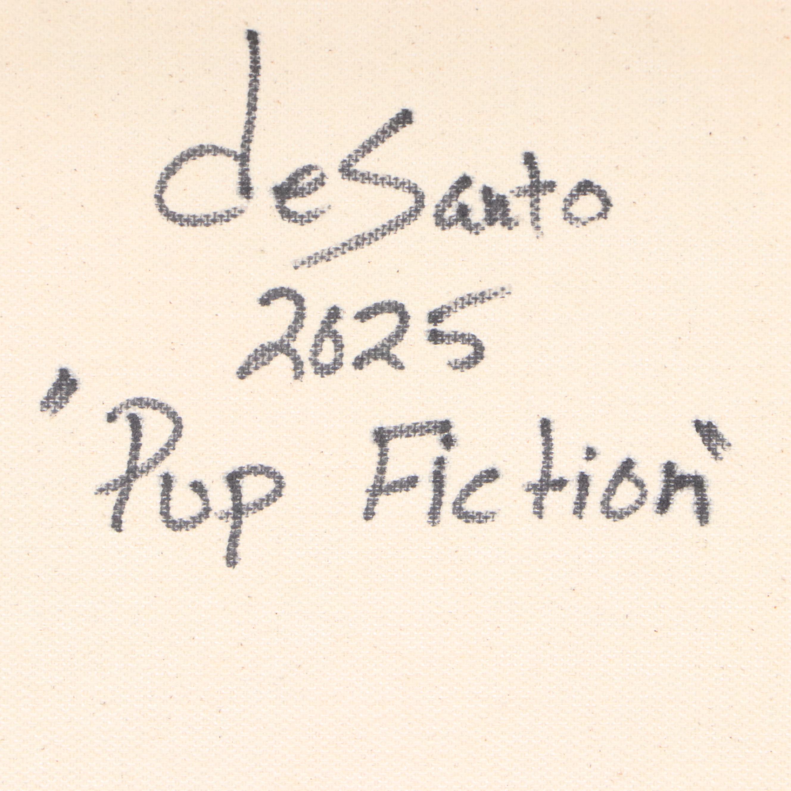 deSanto Acrylic Painting "Pup Fiction," 2025