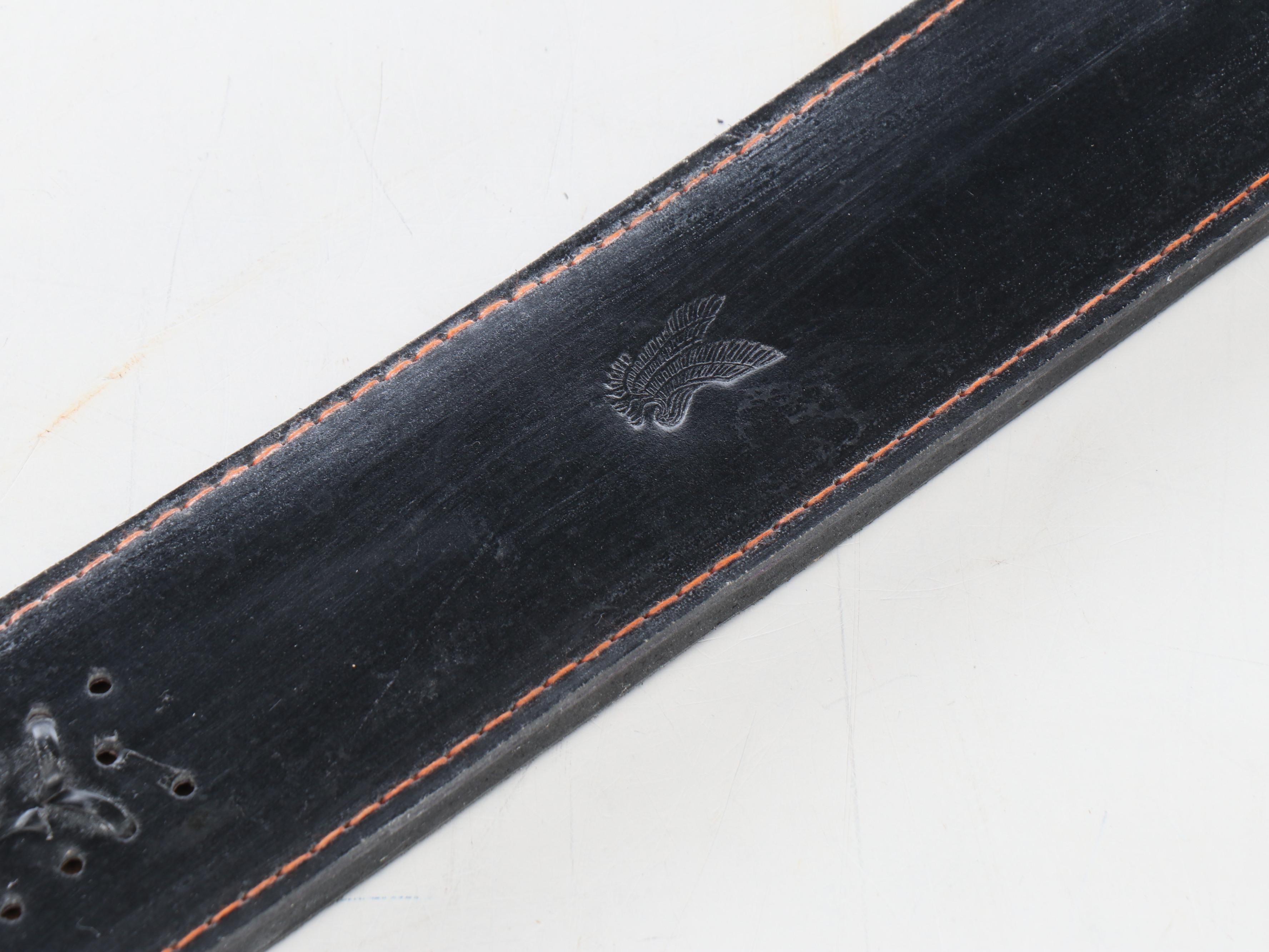 Scottish Claymore Style Sword in Leather Scabbard