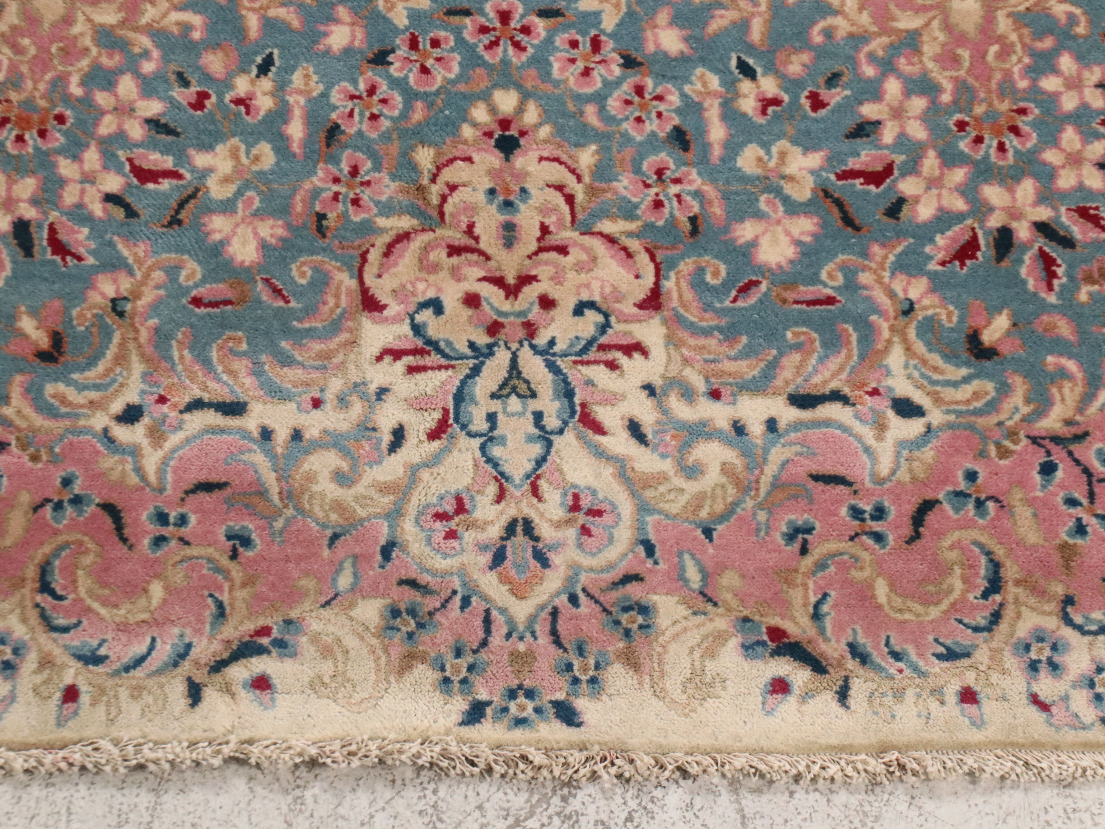 10'6 x 17'2 Hand-Knotted Persian Kirman Room-Sized Rug