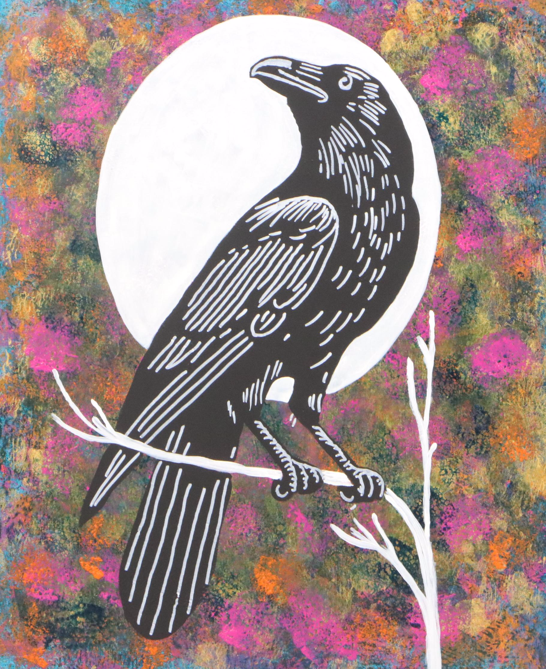 deSanto Acrylic Painting "Obsidian," 2025