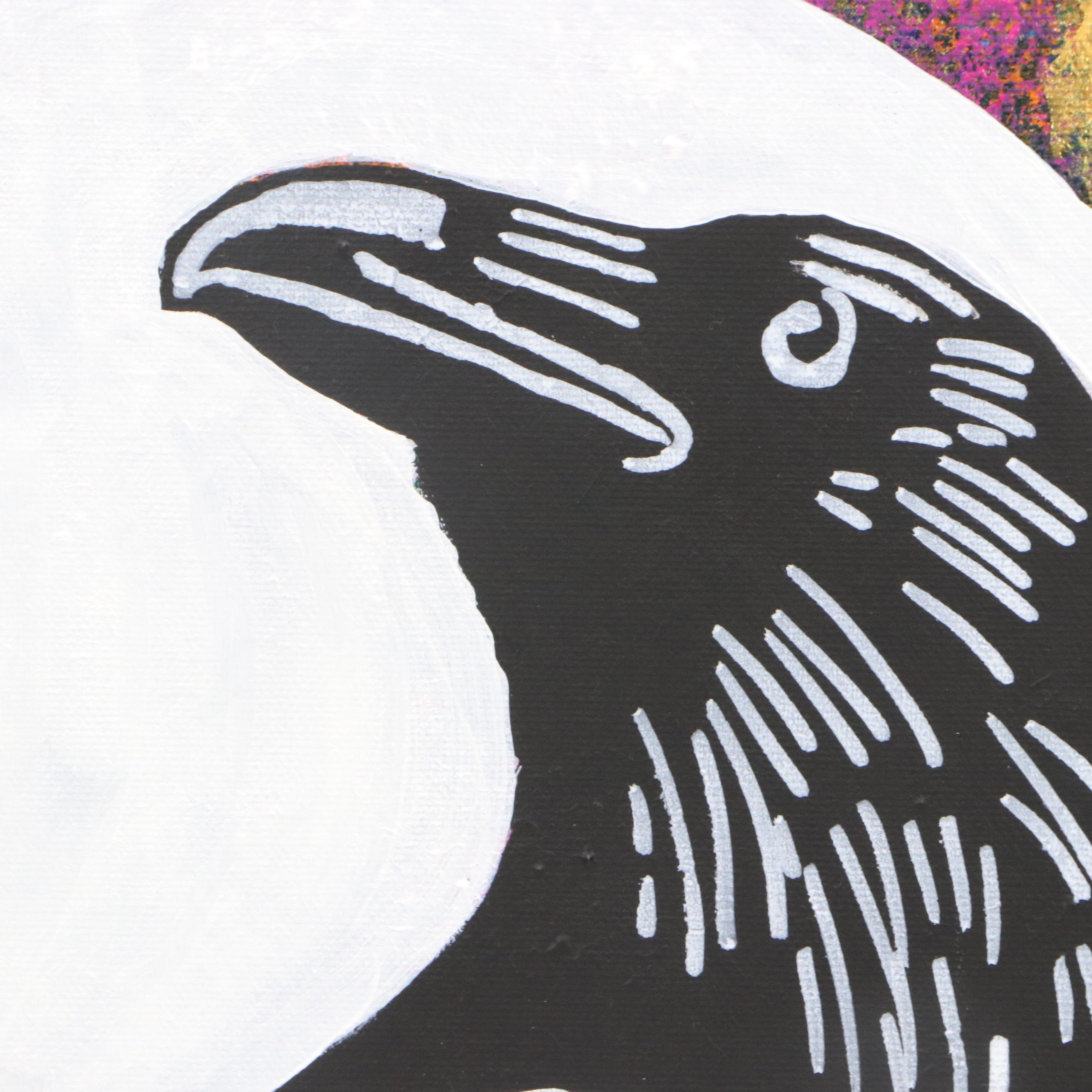 deSanto Acrylic Painting "Obsidian," 2025