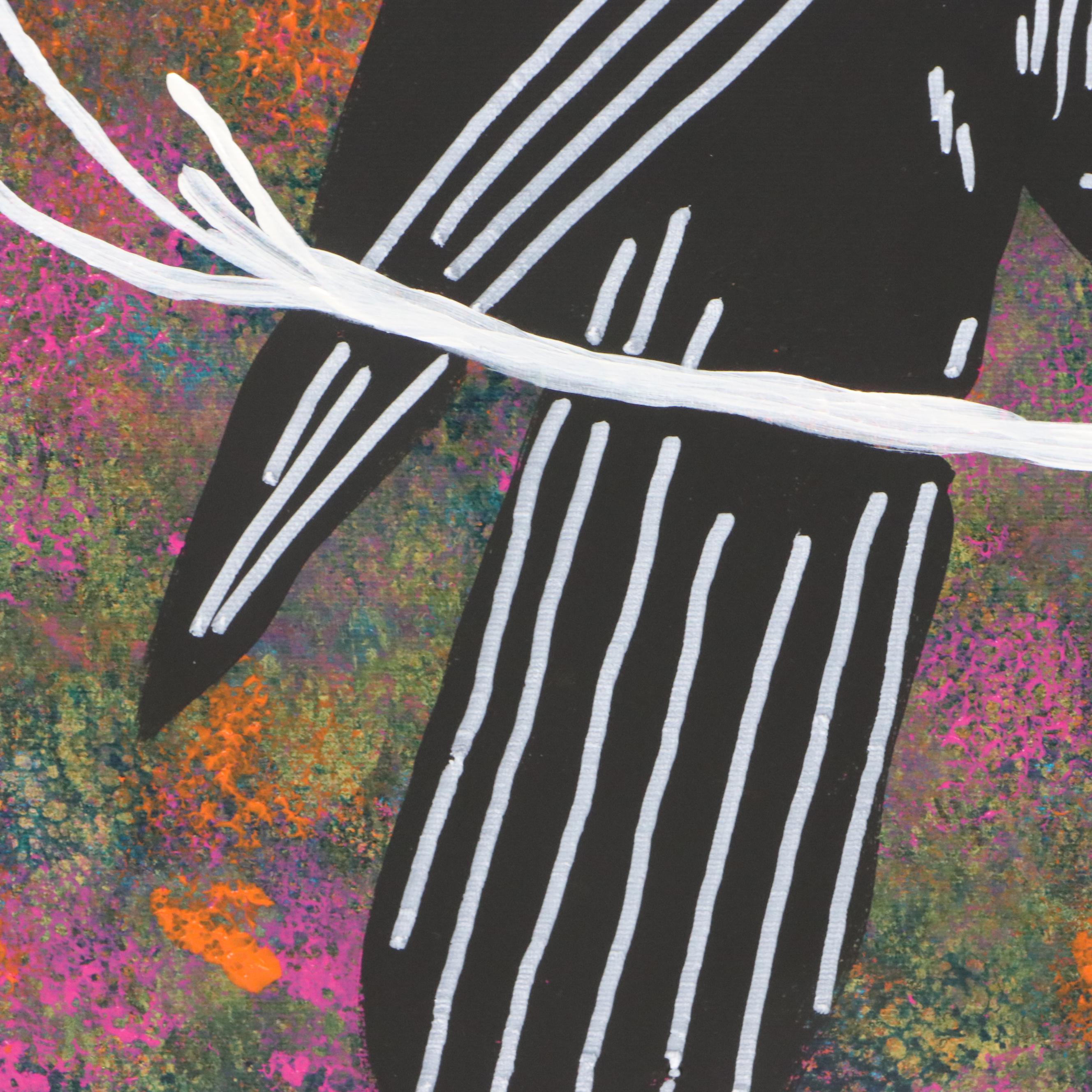 deSanto Acrylic Painting "Obsidian," 2025