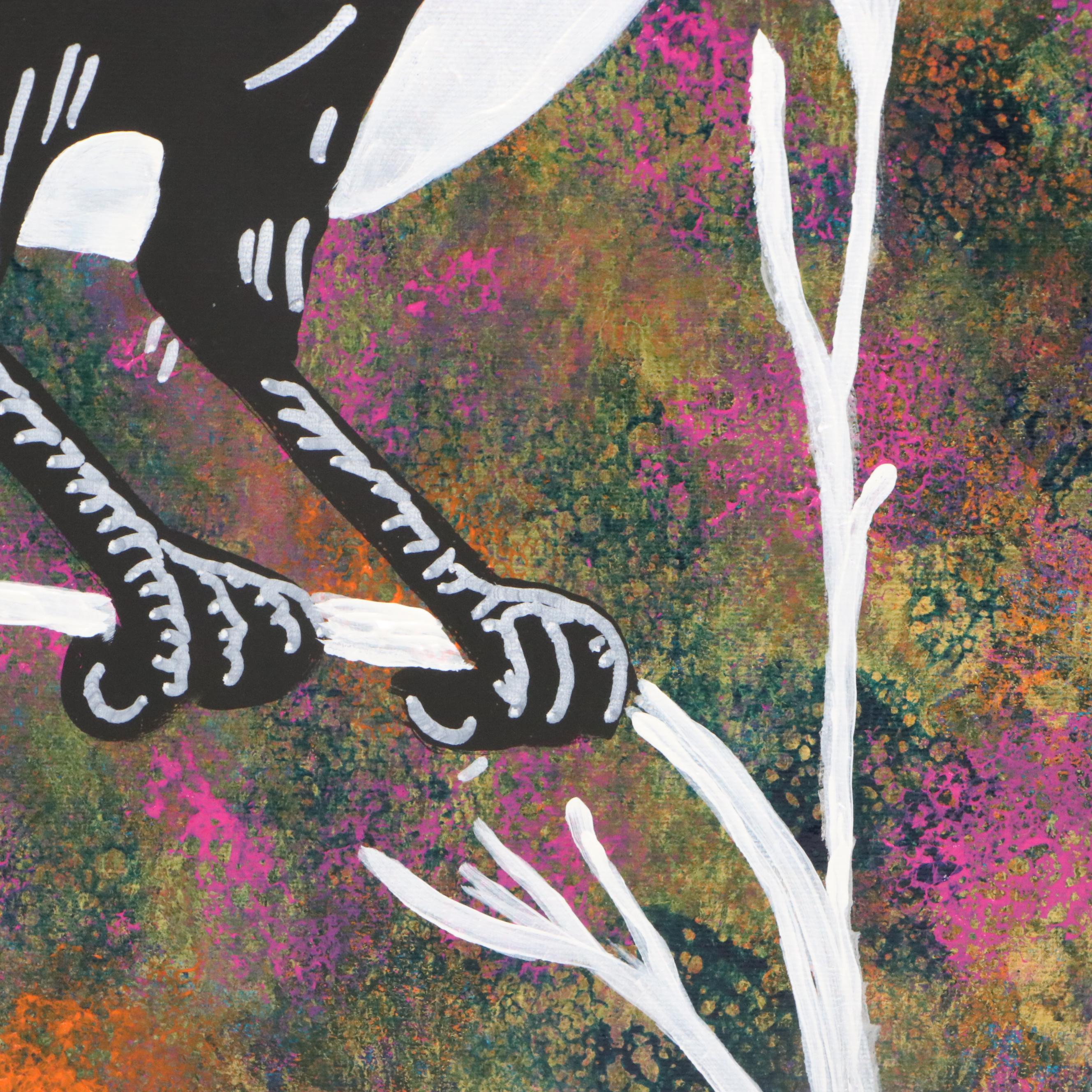 deSanto Acrylic Painting "Obsidian," 2025