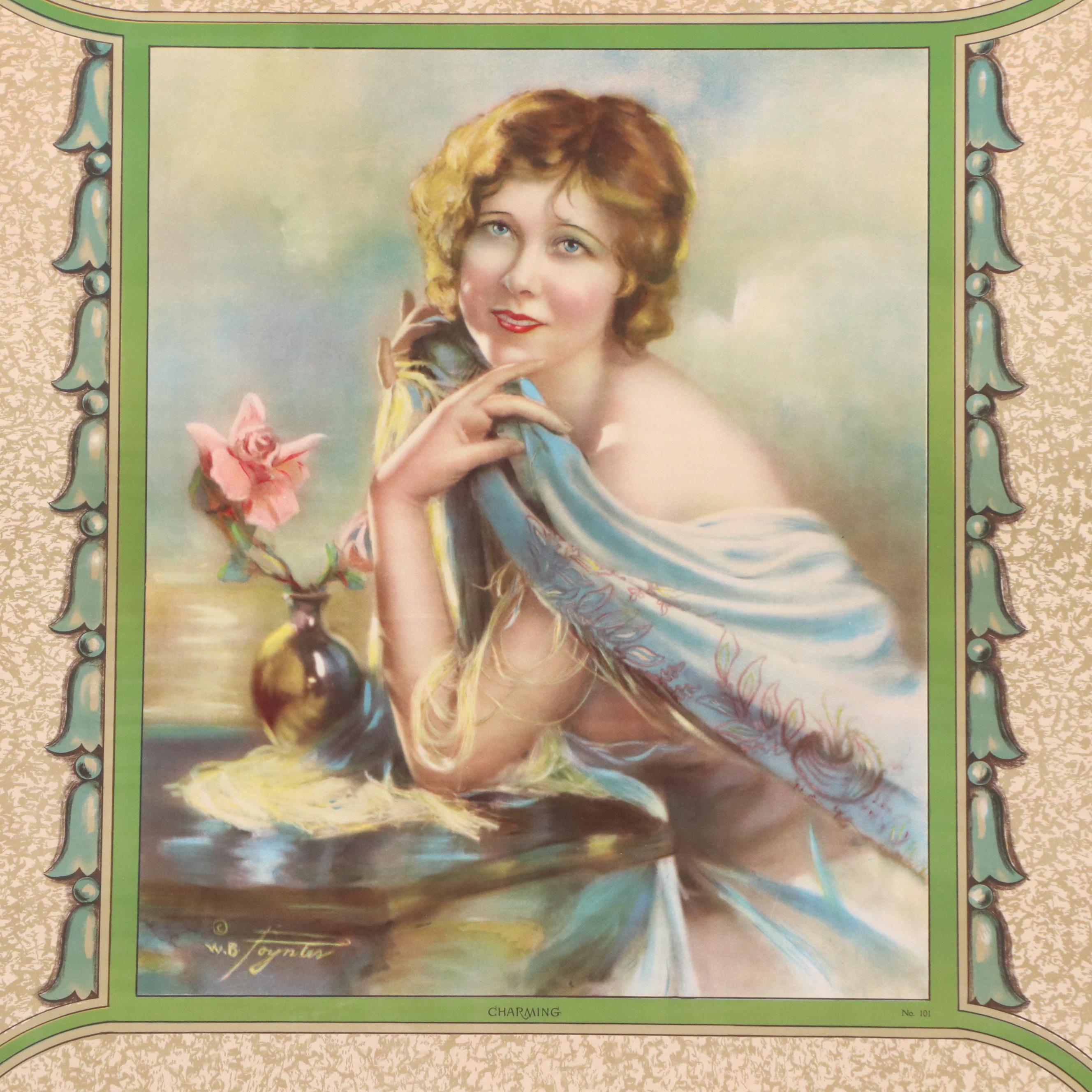 Offset Lithograph After W. B. Foyntes "Charming"