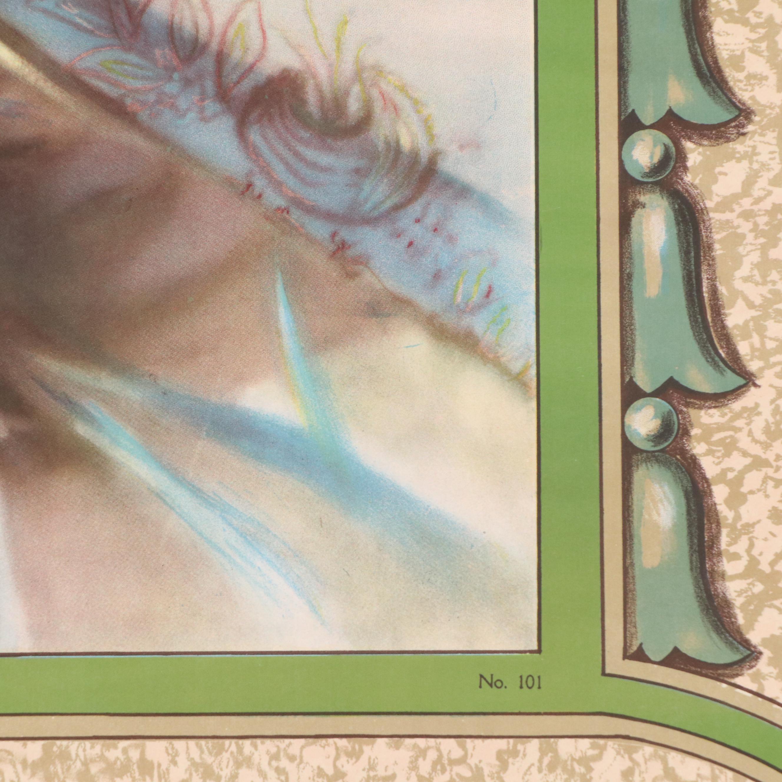 Offset Lithograph After W. B. Foyntes "Charming"