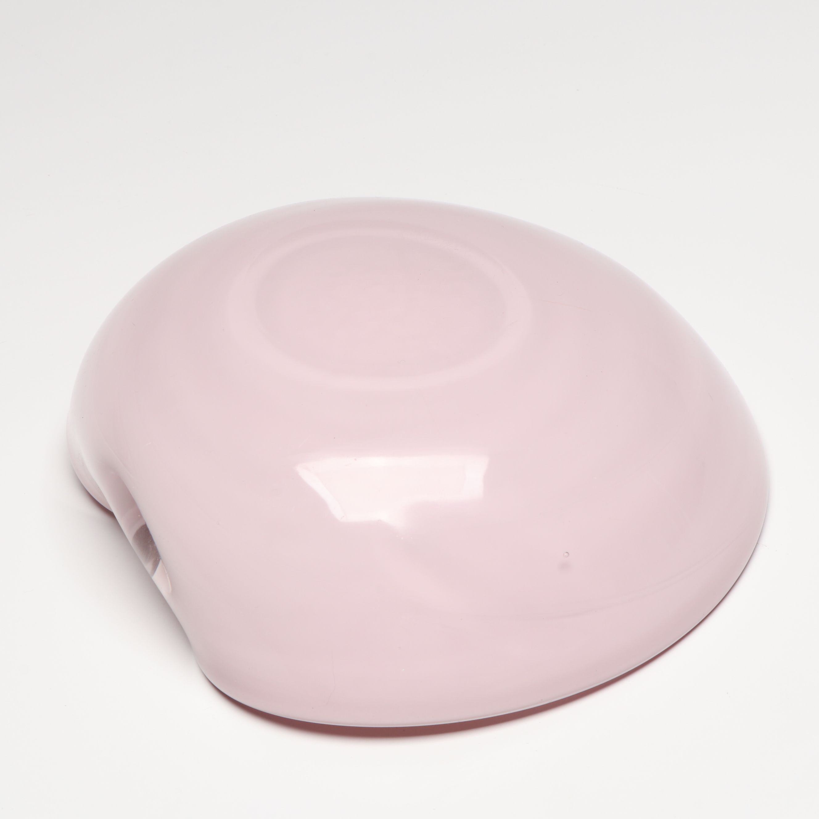 Alfredo Barbini Biomorphic and Bullicante Murano Glass Bowls, Mid-20th Century