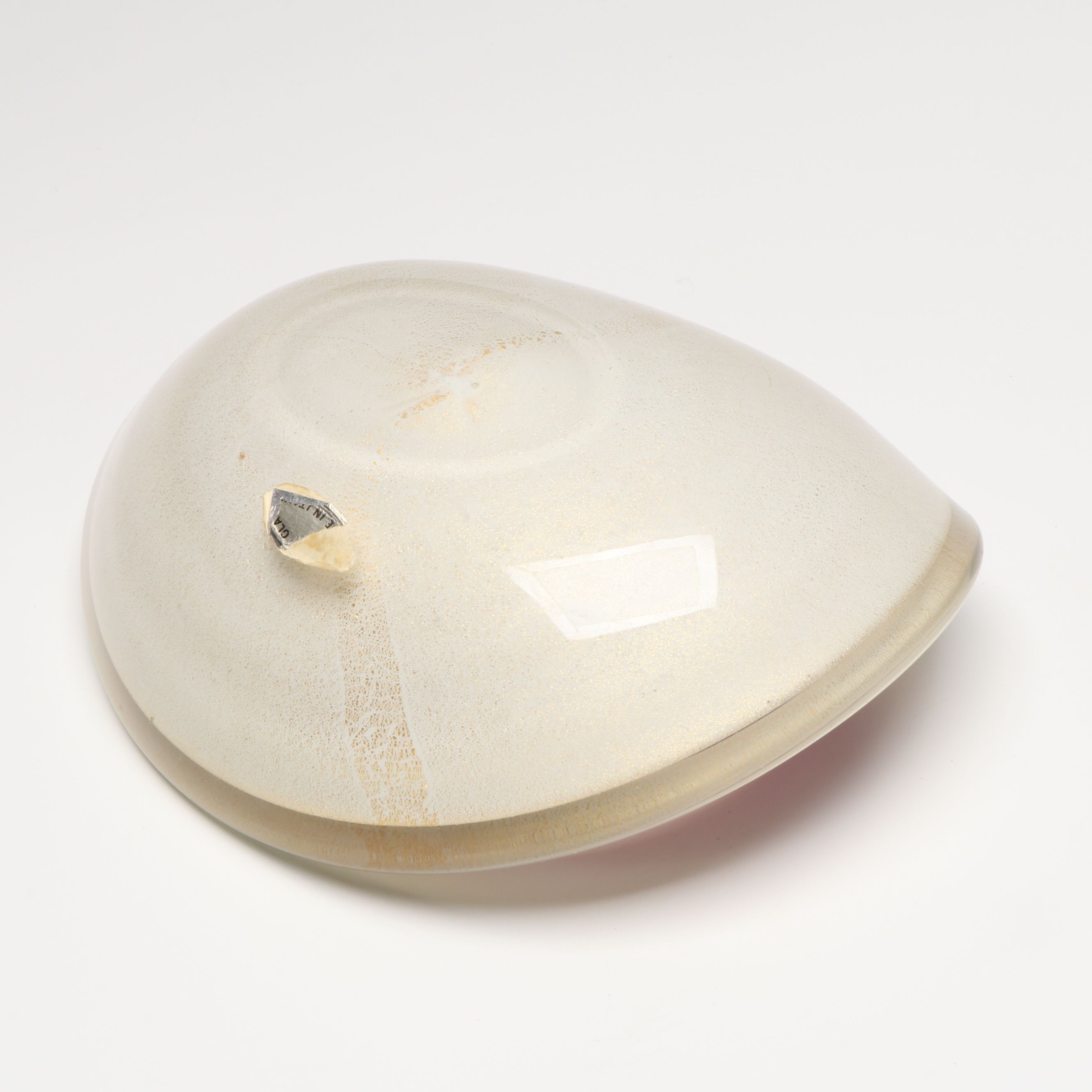 Alfredo Barbini Biomorphic and Bullicante Murano Glass Bowls, Mid-20th Century