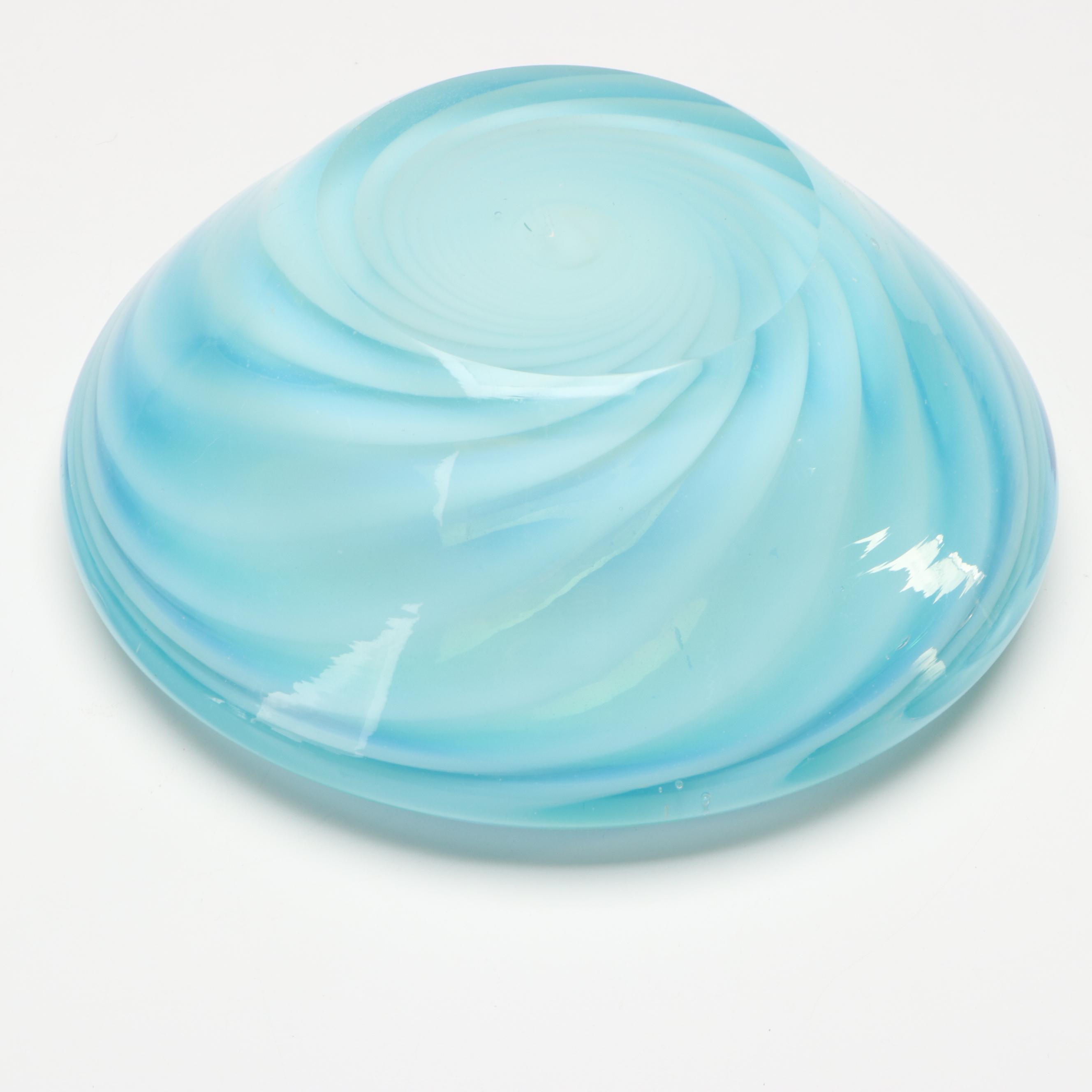 Alfredo Barbini Murano Gold Leaf Bullicante and Other Glass Bowls