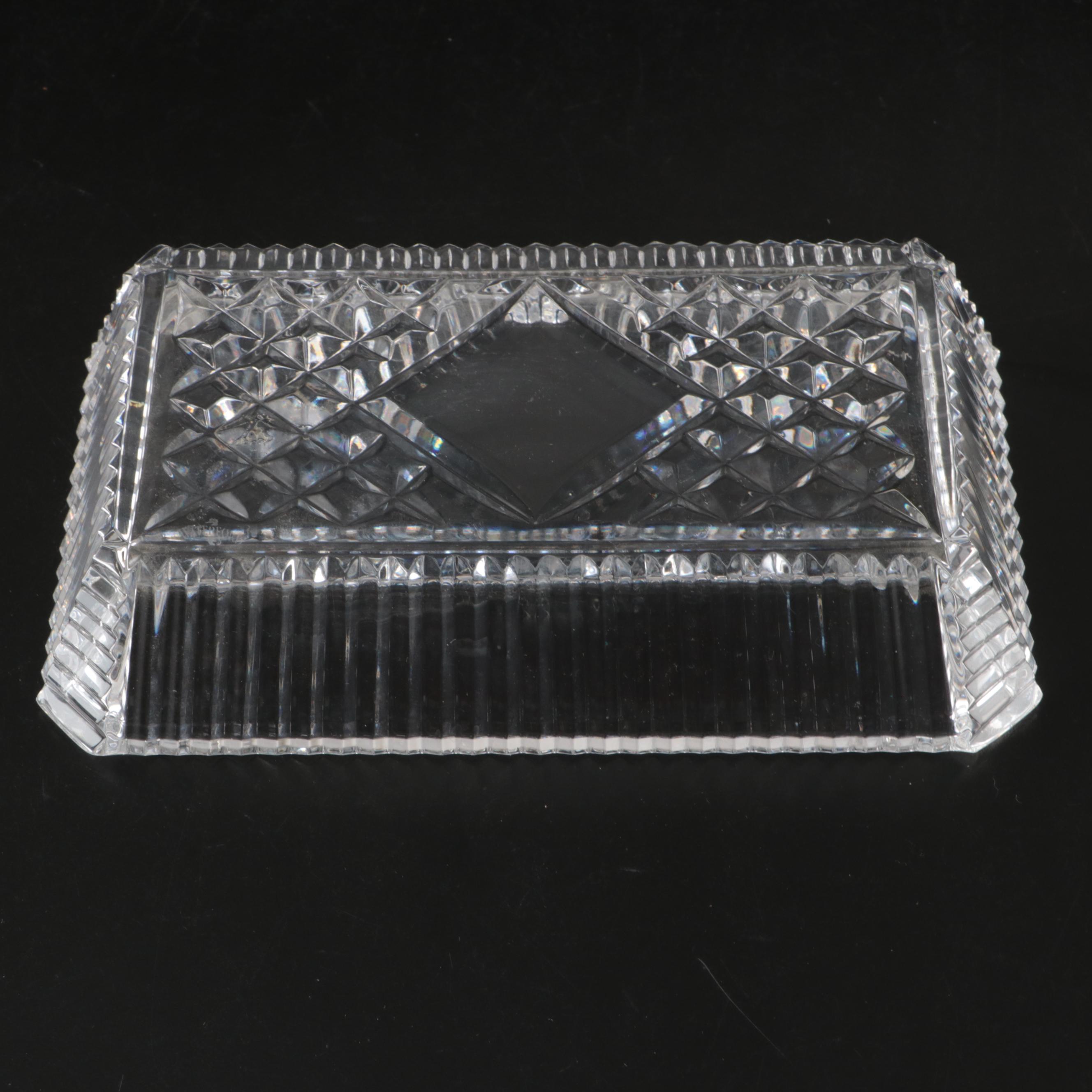 Waterford Crystal "Kildare" Wine Glasses with Other Vanity Tray