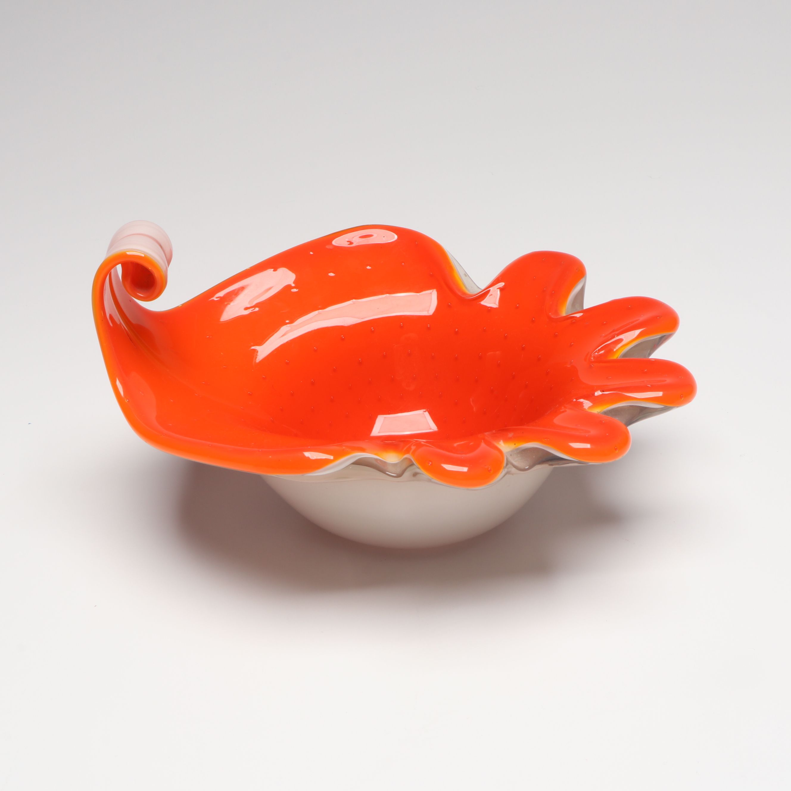 Alfredo Barbini and Other Mid Century Modern Murano Glass Bowls