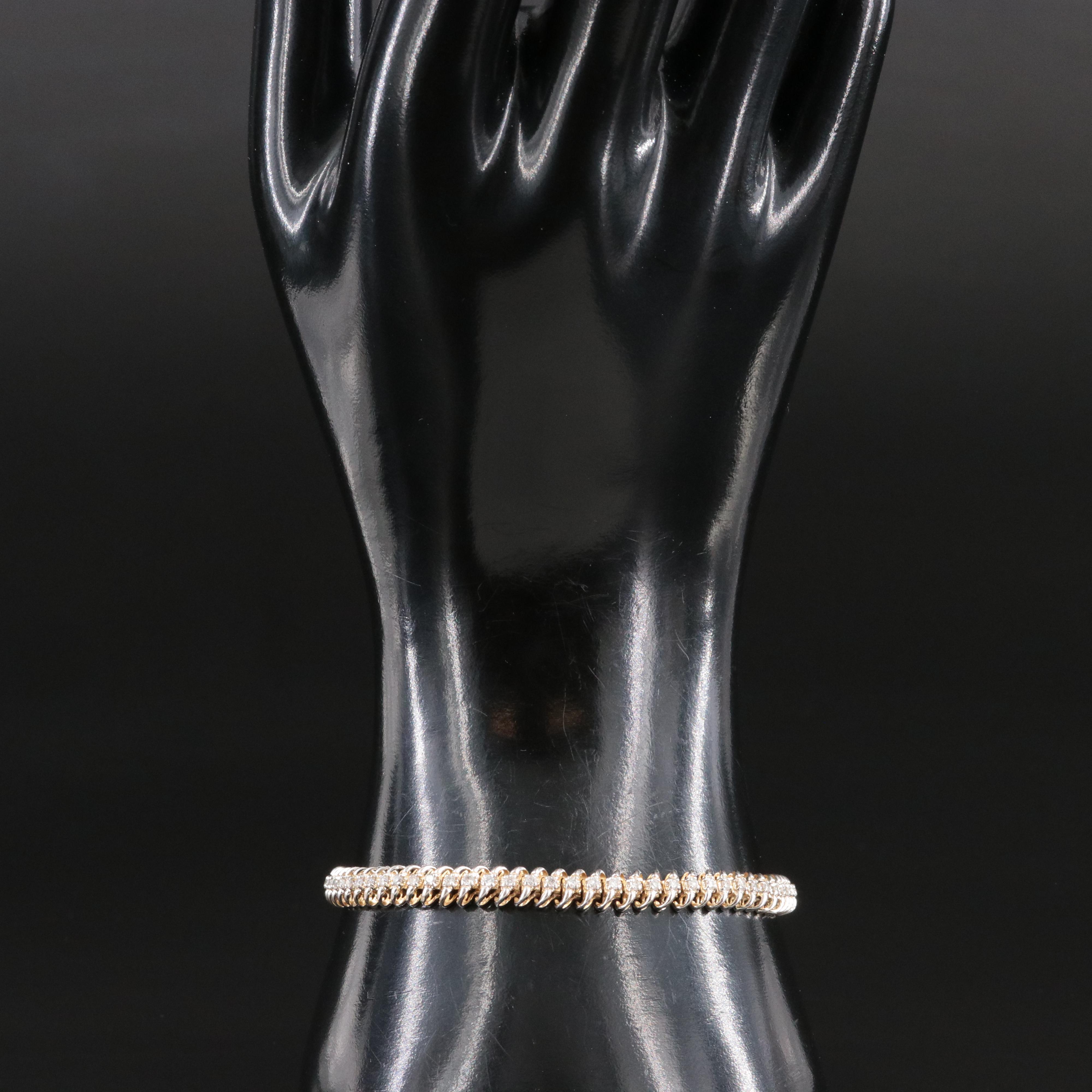 14K 1.04 CTW Diamond Bracelet