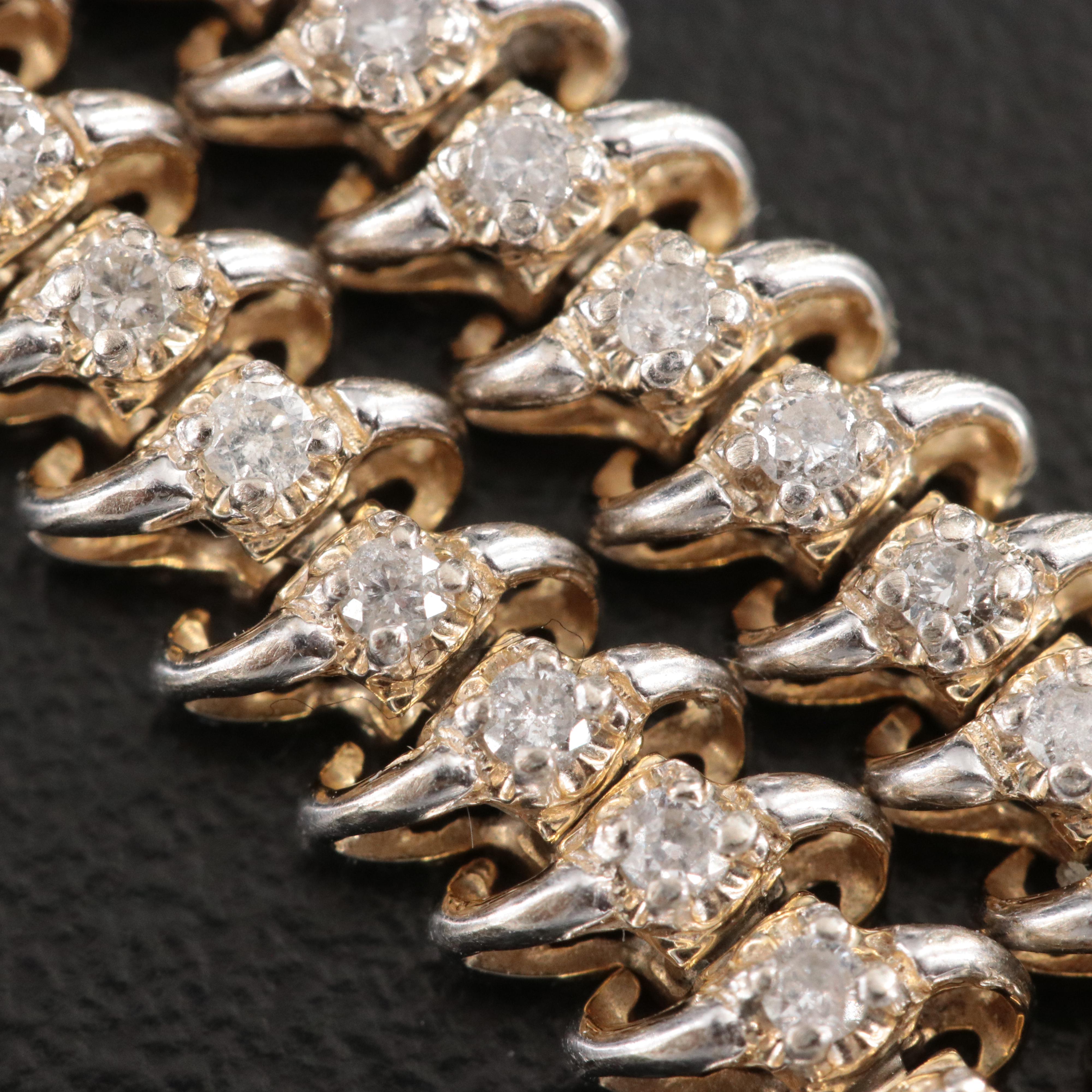 14K 1.04 CTW Diamond Bracelet