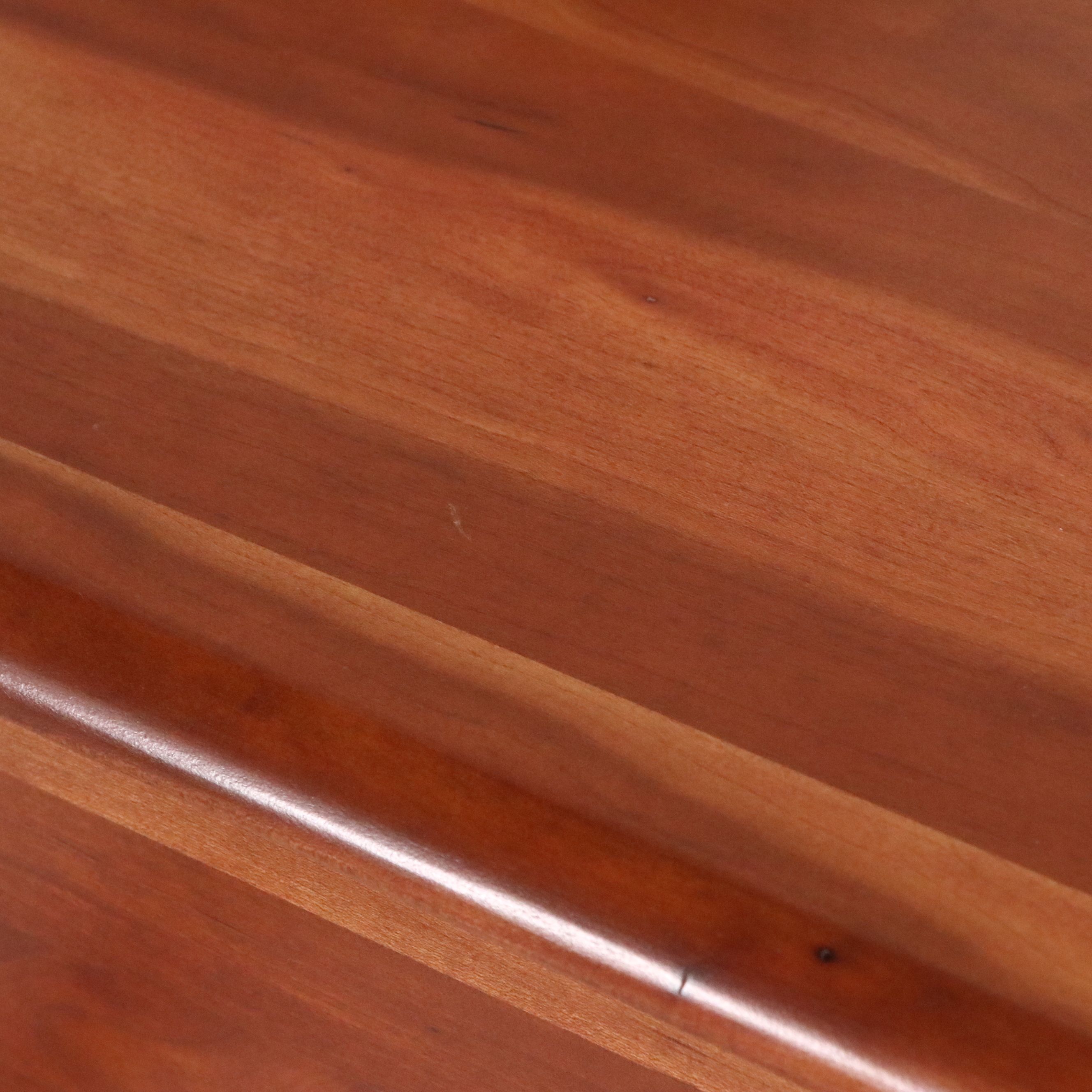 Colonial Style Full Size Cherry Bed Frame with Coordinating Nightstand