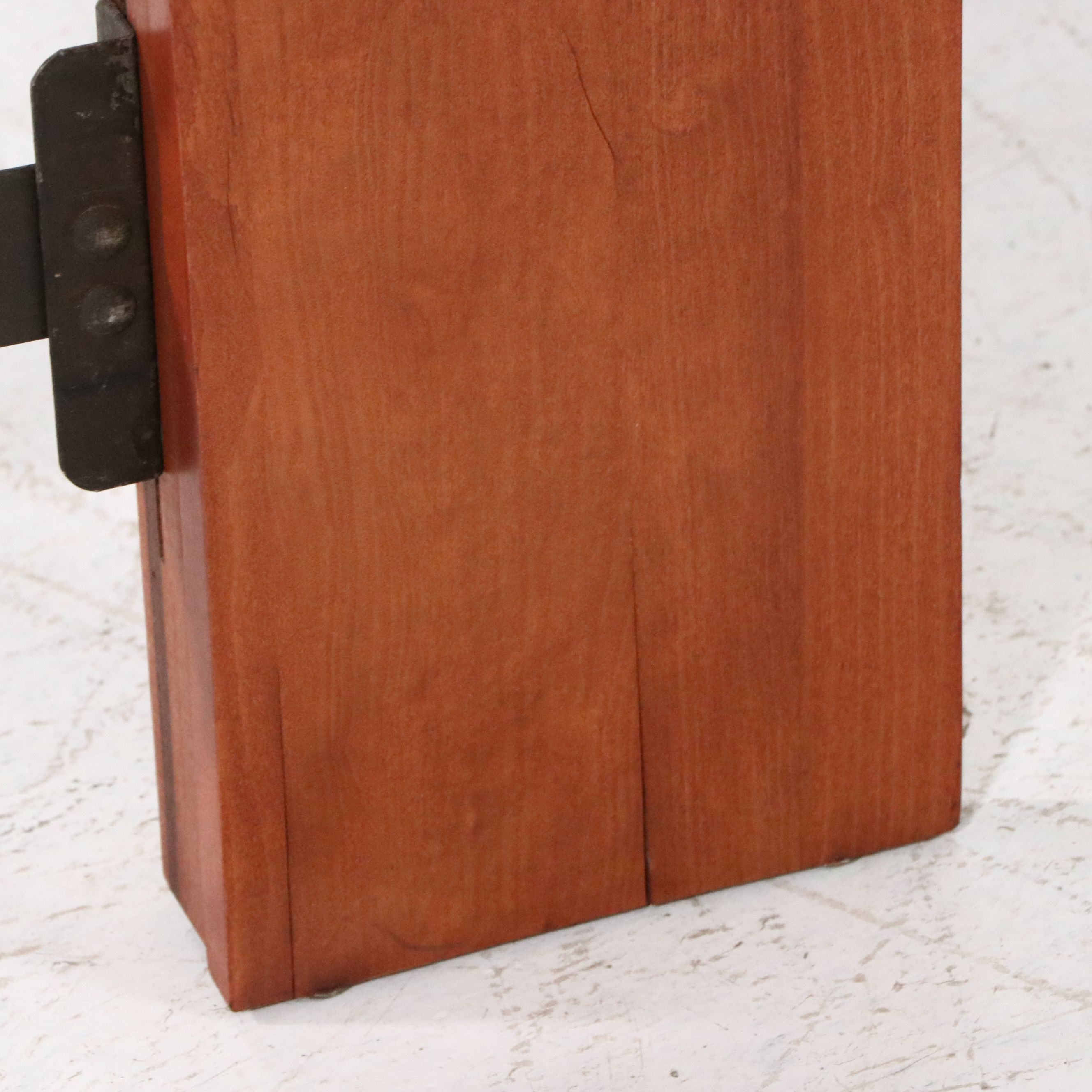 Colonial Style Full Size Cherry Bed Frame with Coordinating Nightstand