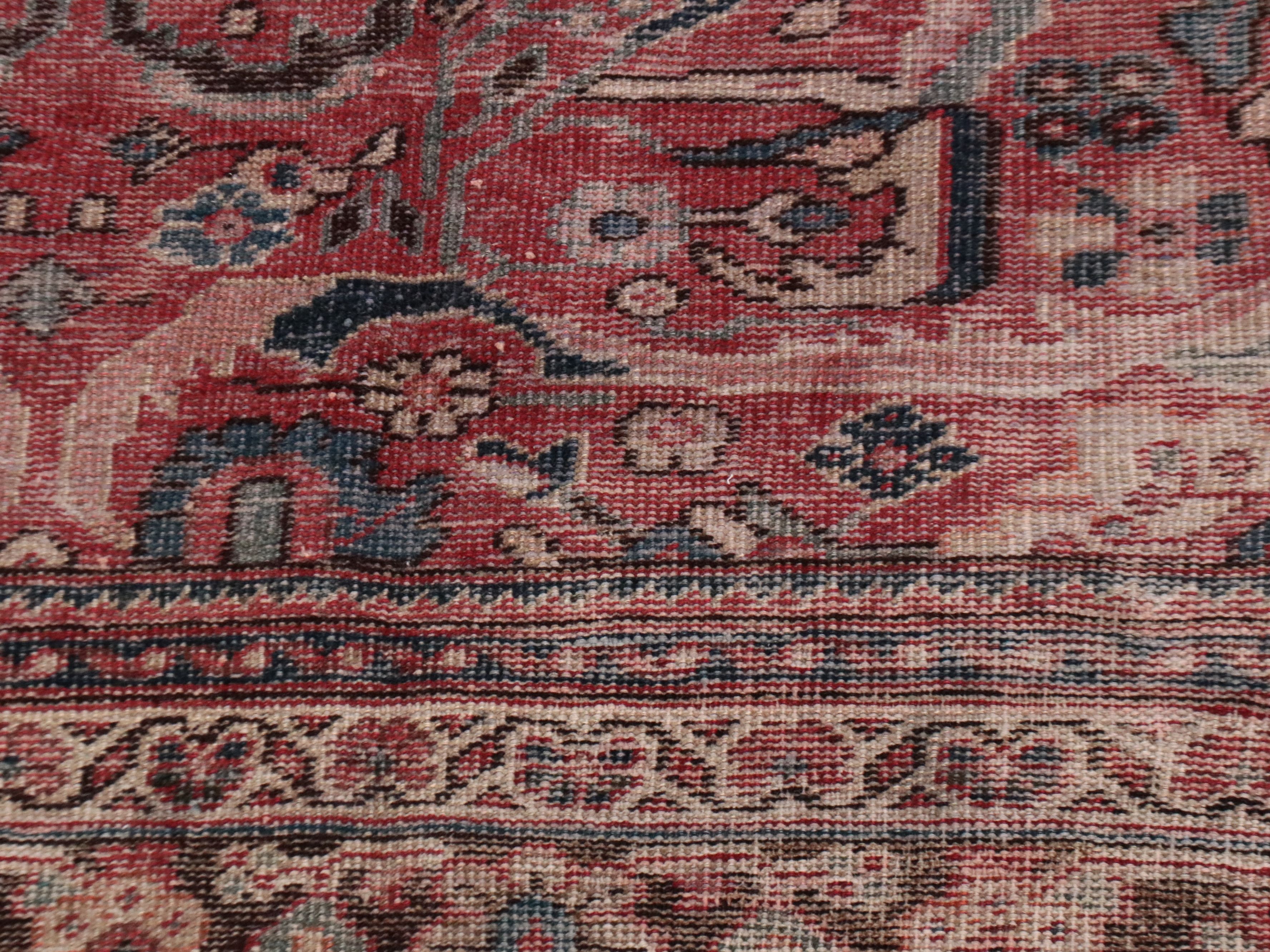 8'5 x 12' Hand-Knotted Persian Heriz Area Rug