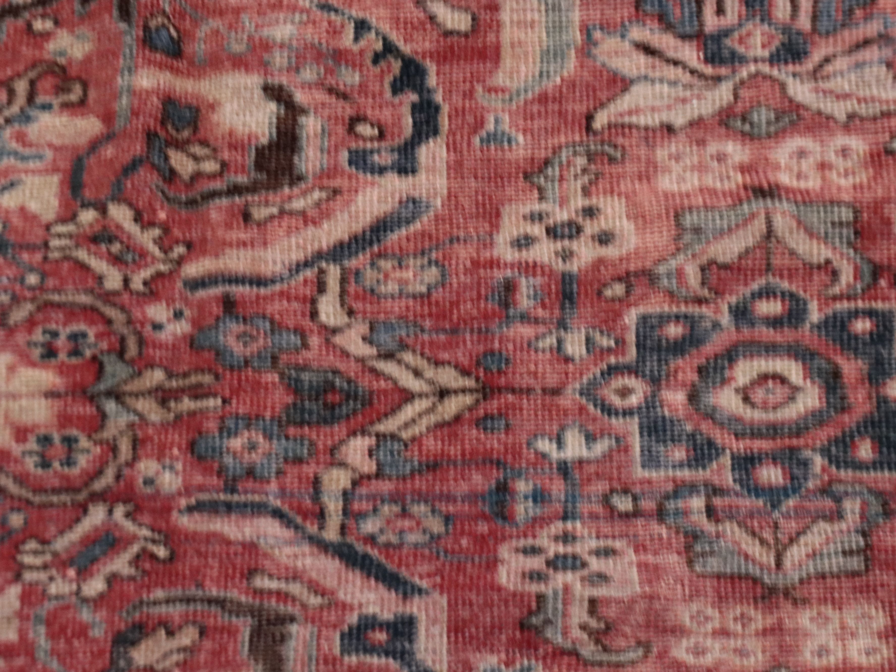 8'5 x 12' Hand-Knotted Persian Heriz Area Rug