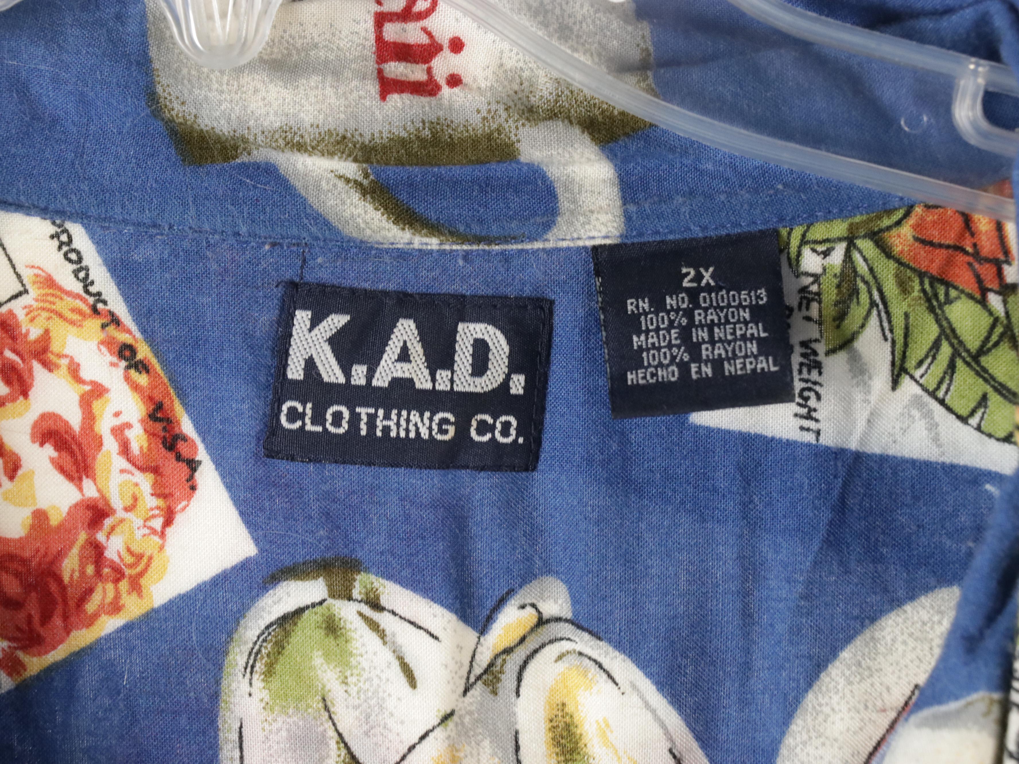 Men's Vintage Jimmy Buffett Margaritaville, Shaka Time, & K.A.D. Hawaiian Shirts