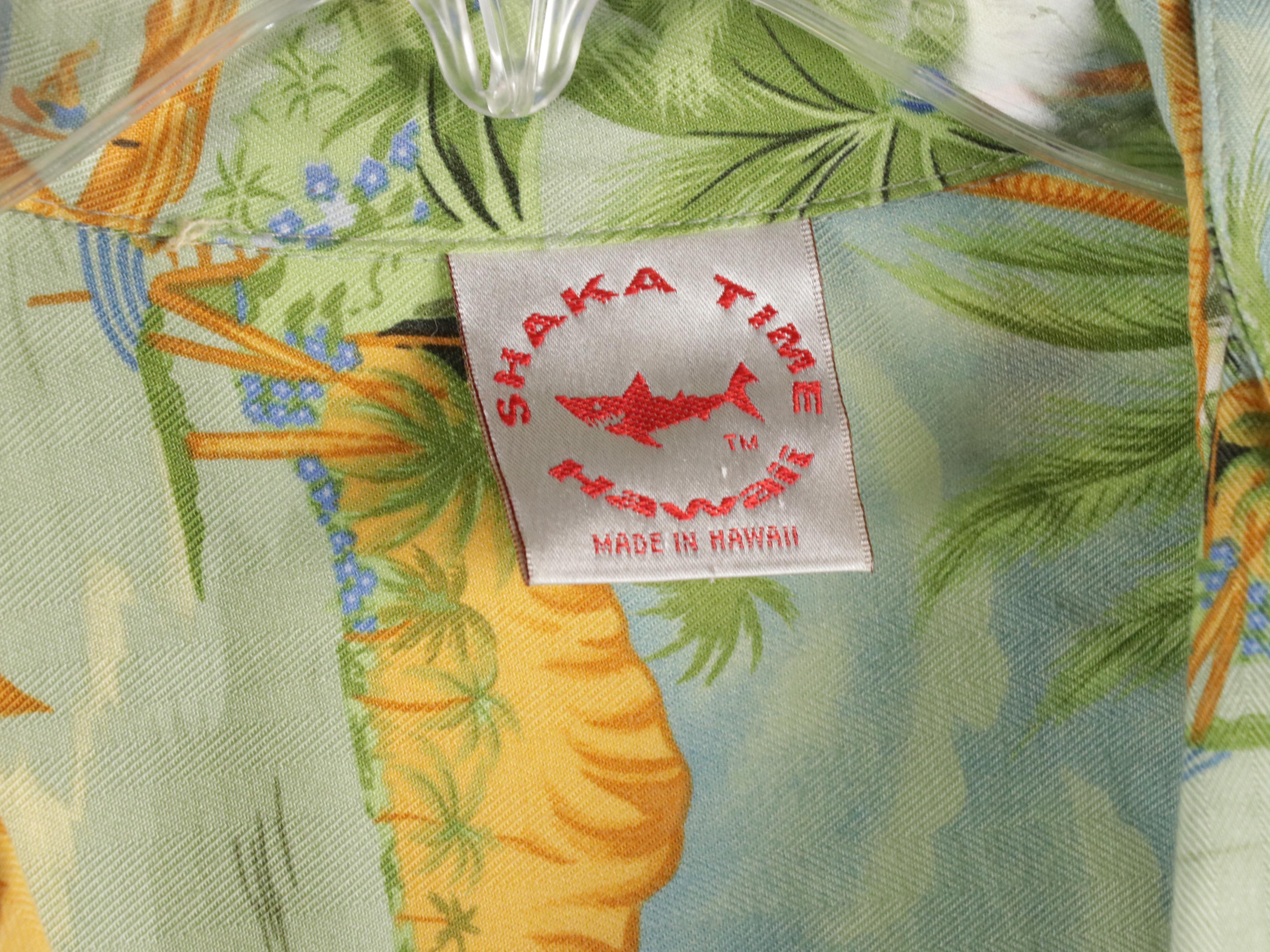 Men's Vintage Jimmy Buffett Margaritaville, Shaka Time, & K.A.D. Hawaiian Shirts