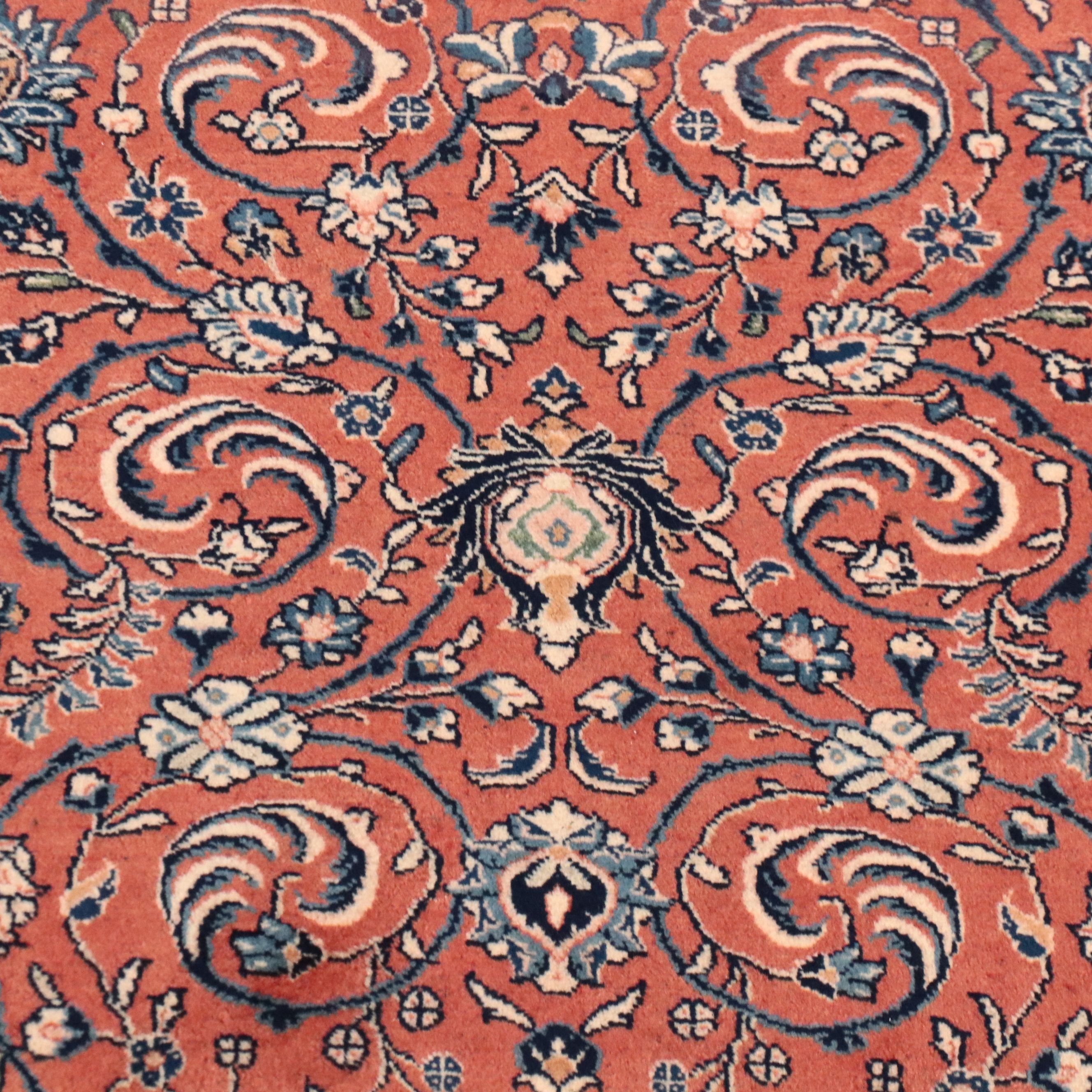 3'10 x 13'11 Hand-Knotted Persian Lilihan Carpet Runner Long Rug