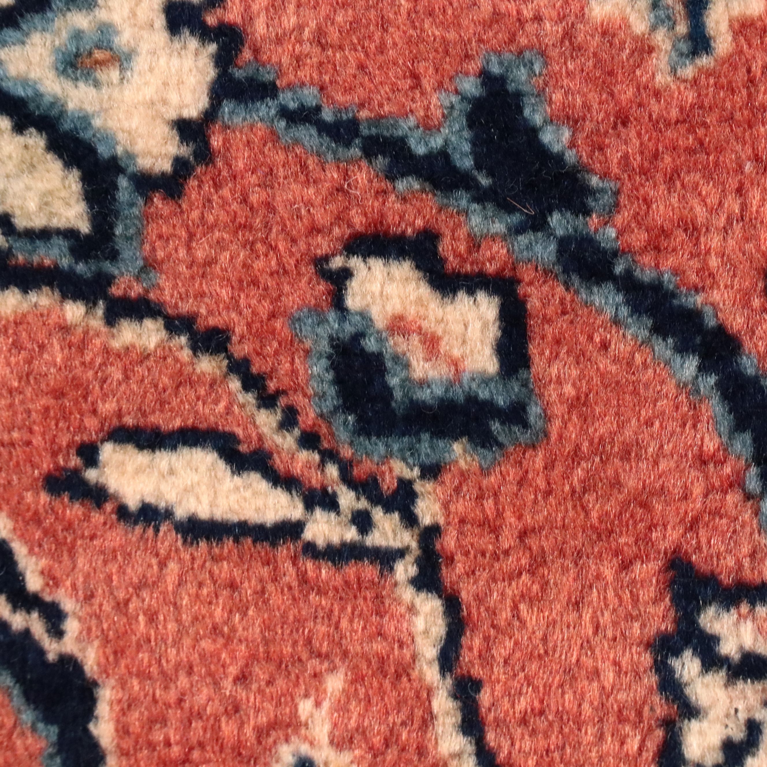 3'10 x 13'11 Hand-Knotted Persian Lilihan Carpet Runner Long Rug