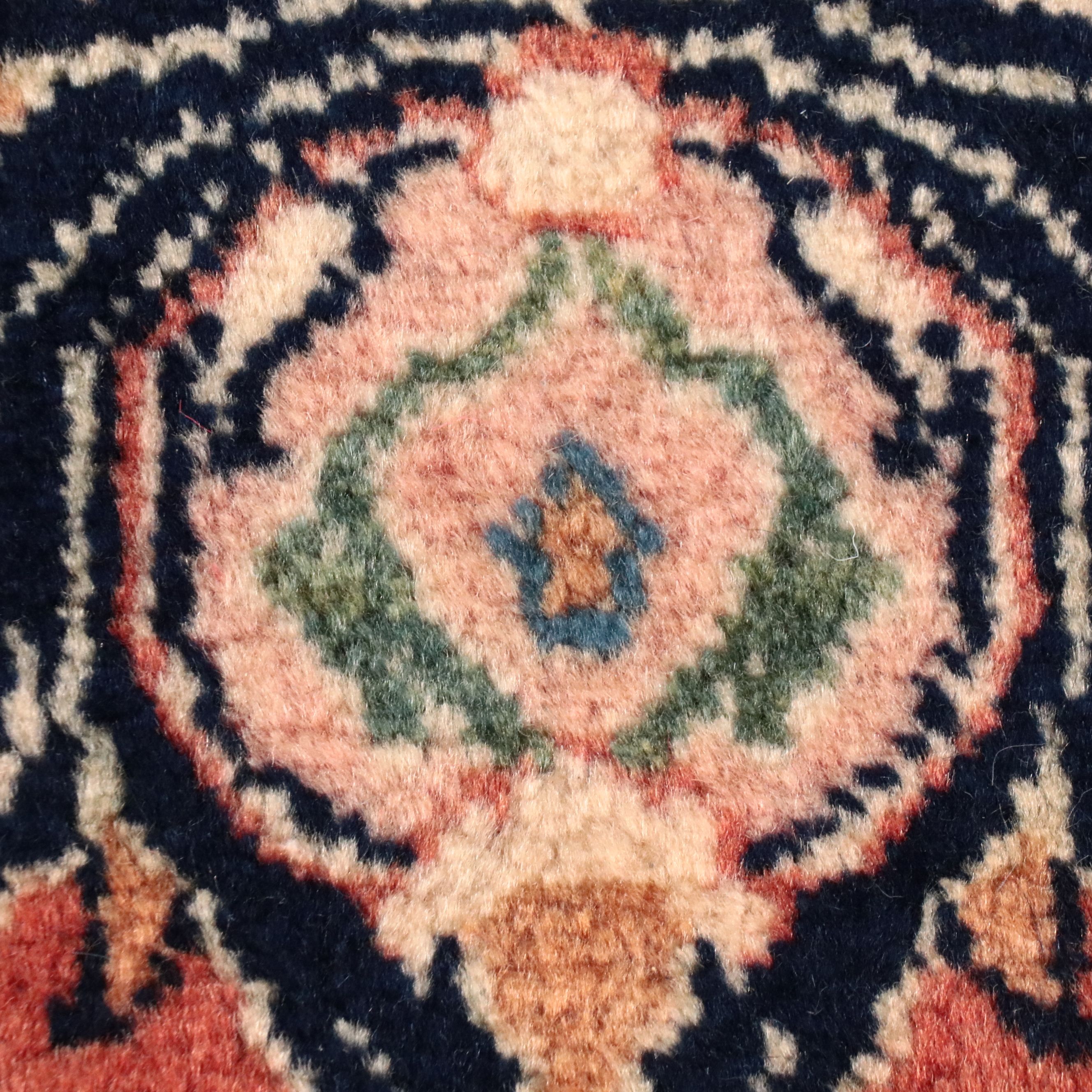 3'10 x 13'11 Hand-Knotted Persian Lilihan Carpet Runner Long Rug