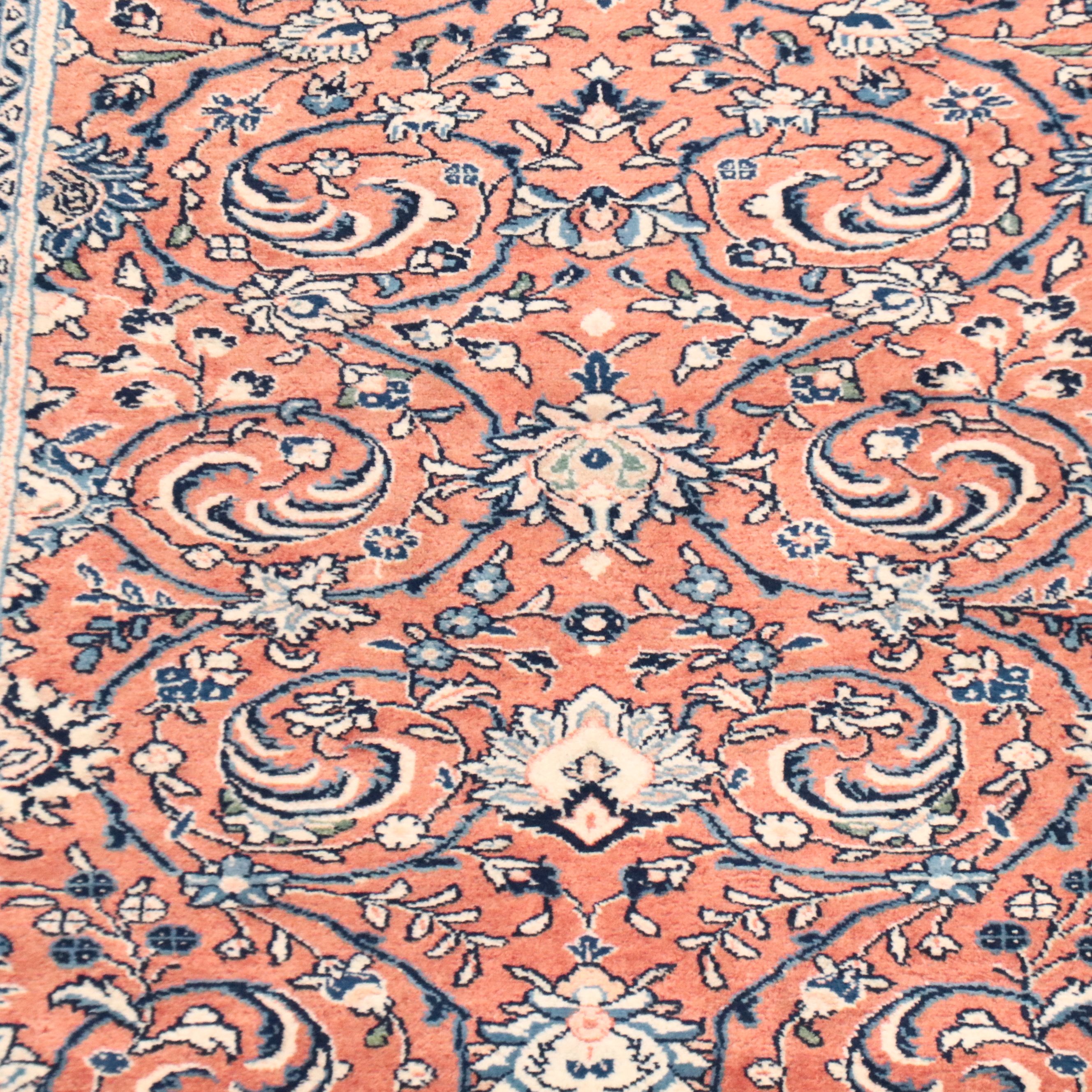 3'10 x 13'11 Hand-Knotted Persian Lilihan Carpet Runner Long Rug