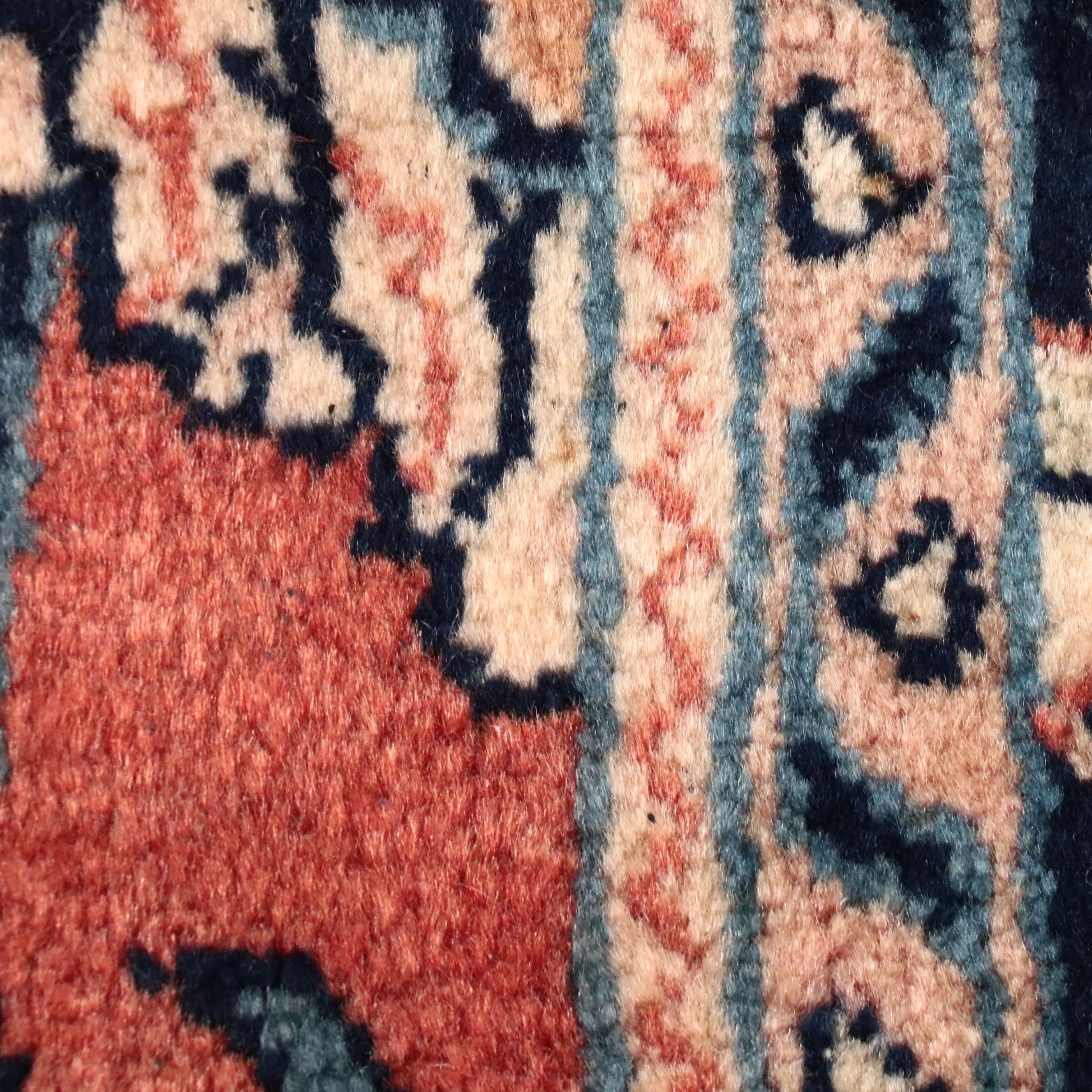 3'10 x 13'11 Hand-Knotted Persian Lilihan Carpet Runner Long Rug