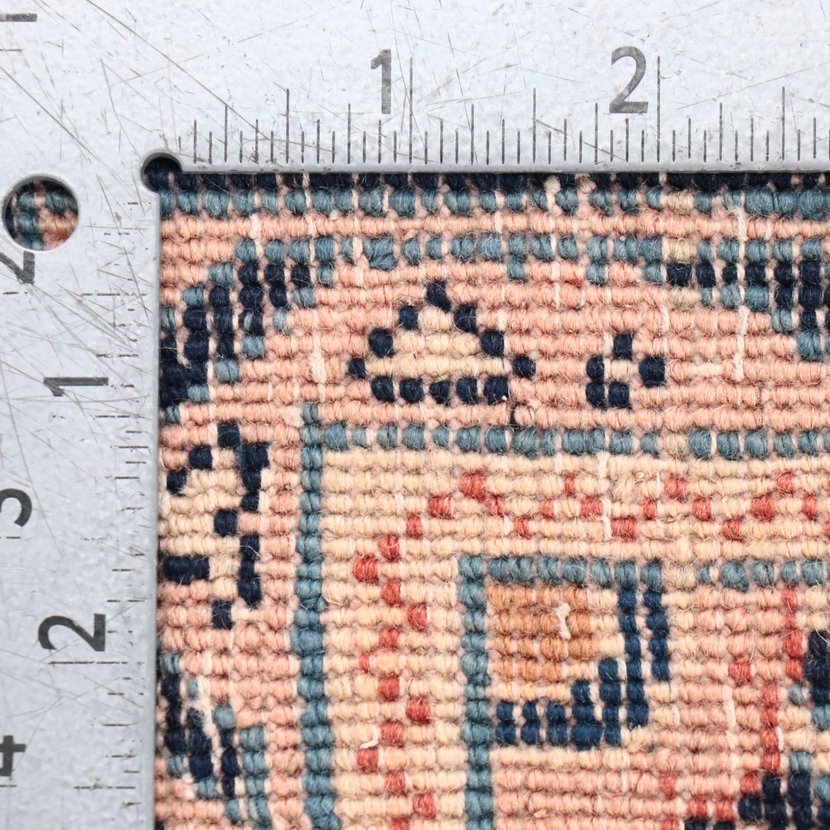 3'10 x 13'11 Hand-Knotted Persian Lilihan Carpet Runner Long Rug