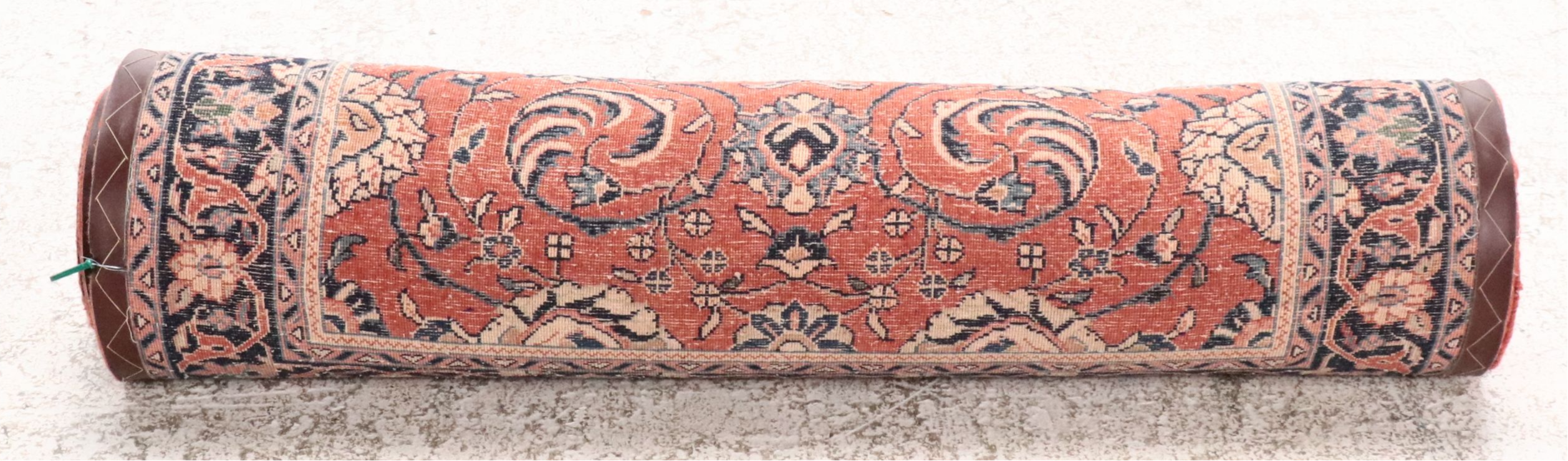 3'10 x 13'11 Hand-Knotted Persian Lilihan Carpet Runner Long Rug