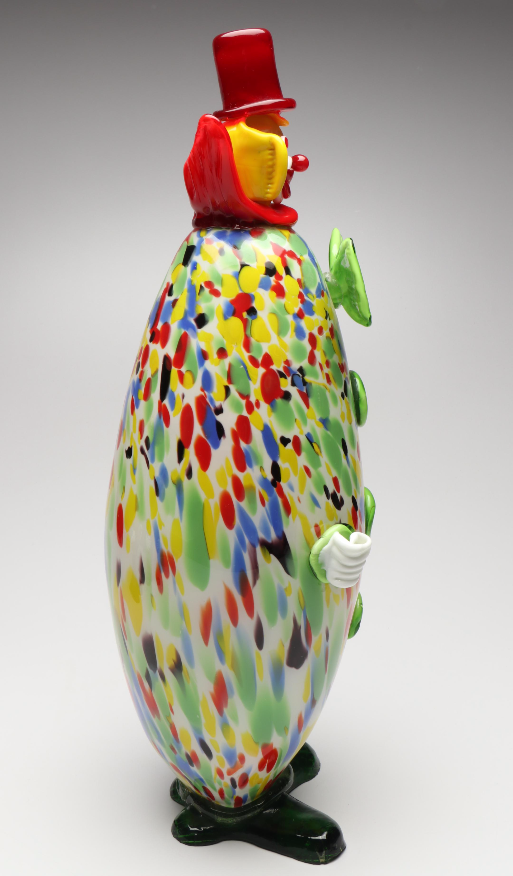 Murano Glass Clowns, Mid to Late 20th Century