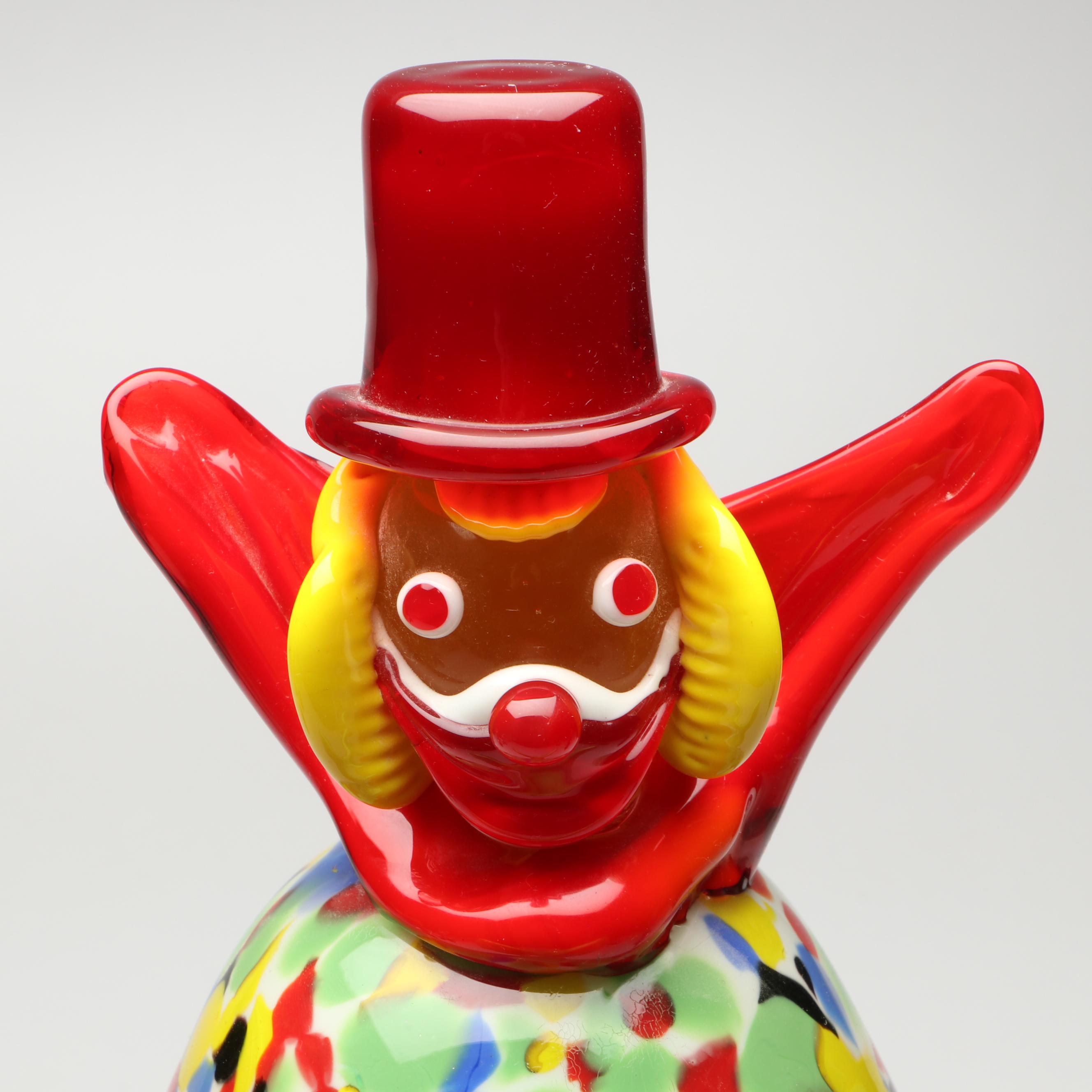 Murano Glass Clowns, Mid to Late 20th Century