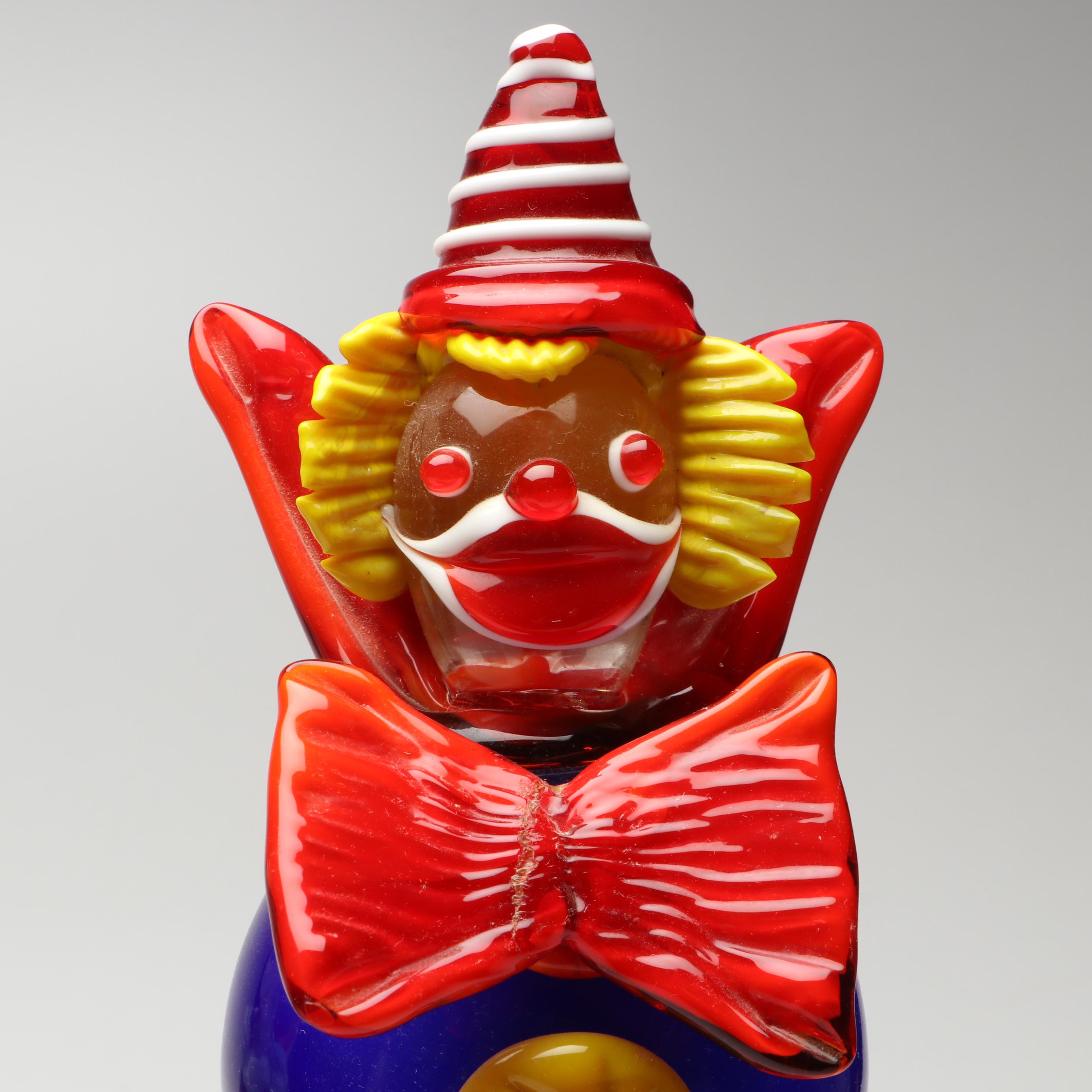 Murano Glass Clowns, Mid to Late 20th Century