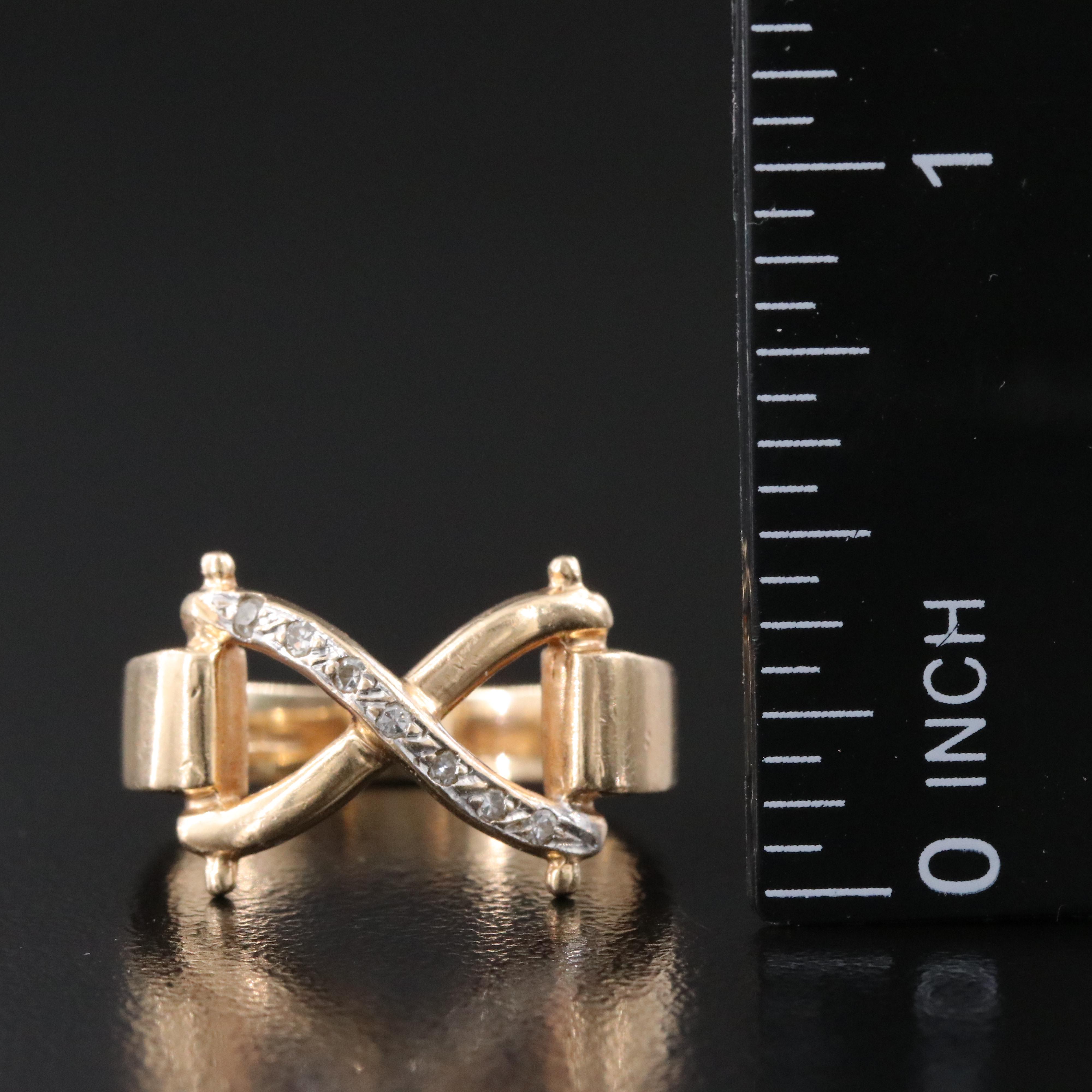 14K 0.07 CTW Diamond Ring