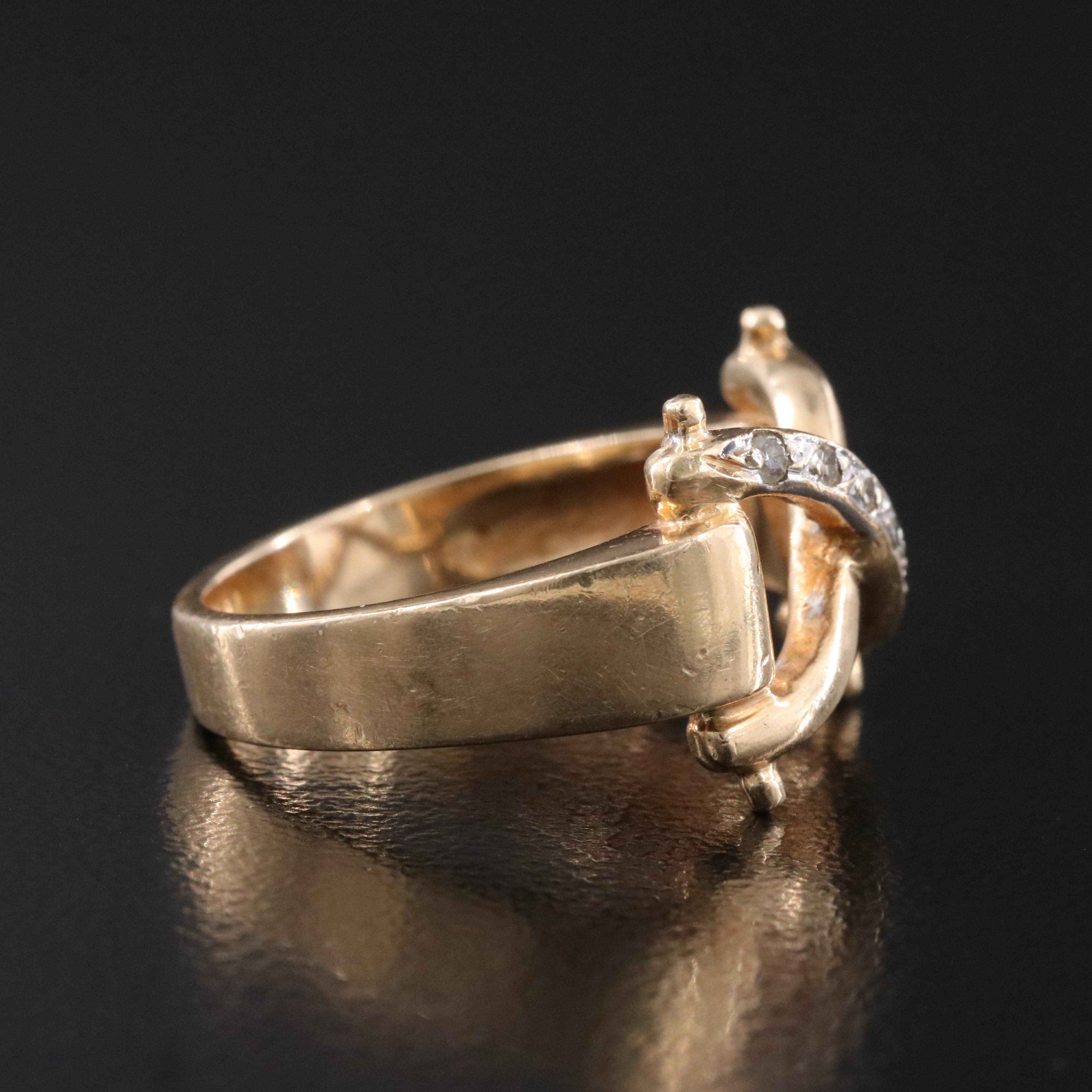 14K 0.07 CTW Diamond Ring