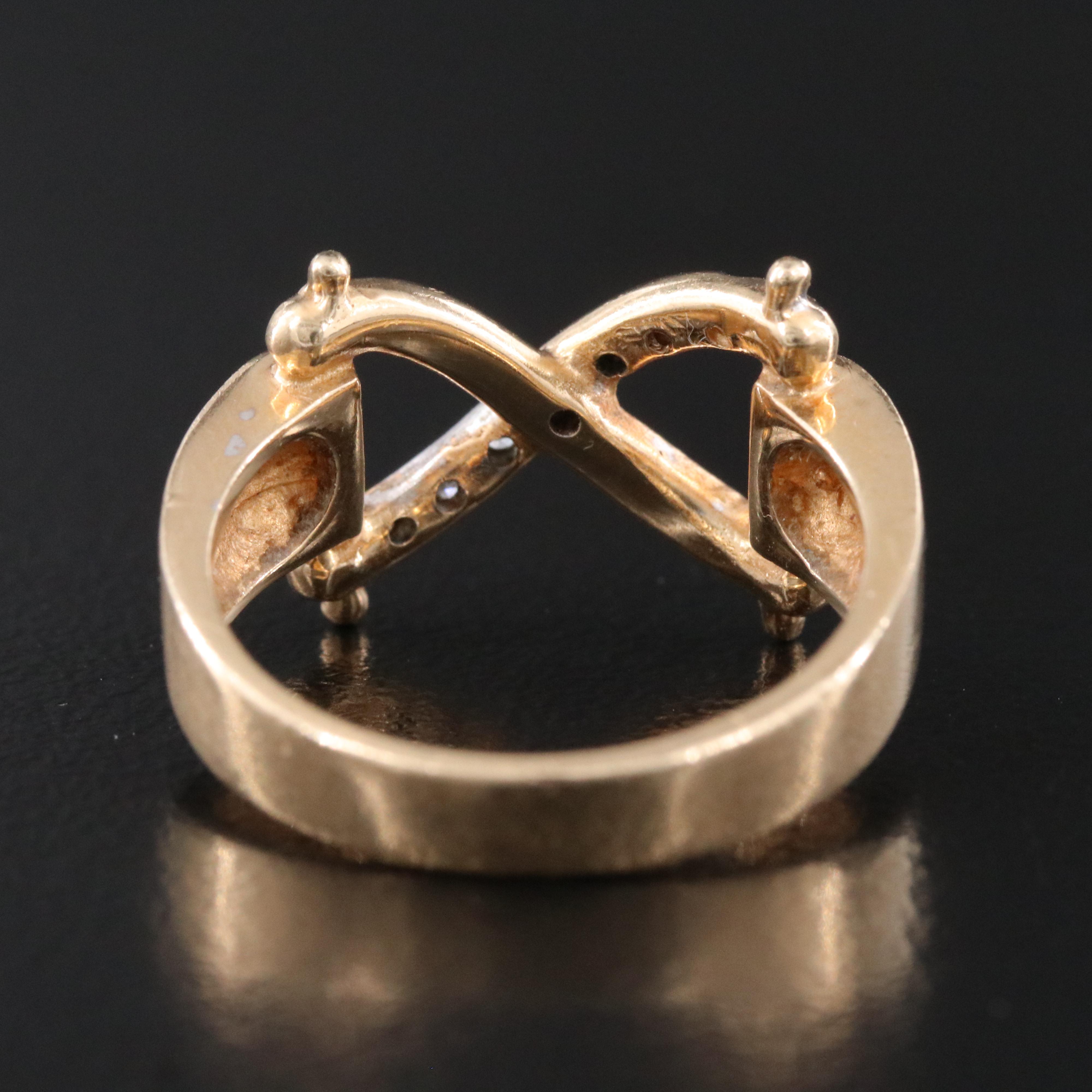 14K 0.07 CTW Diamond Ring