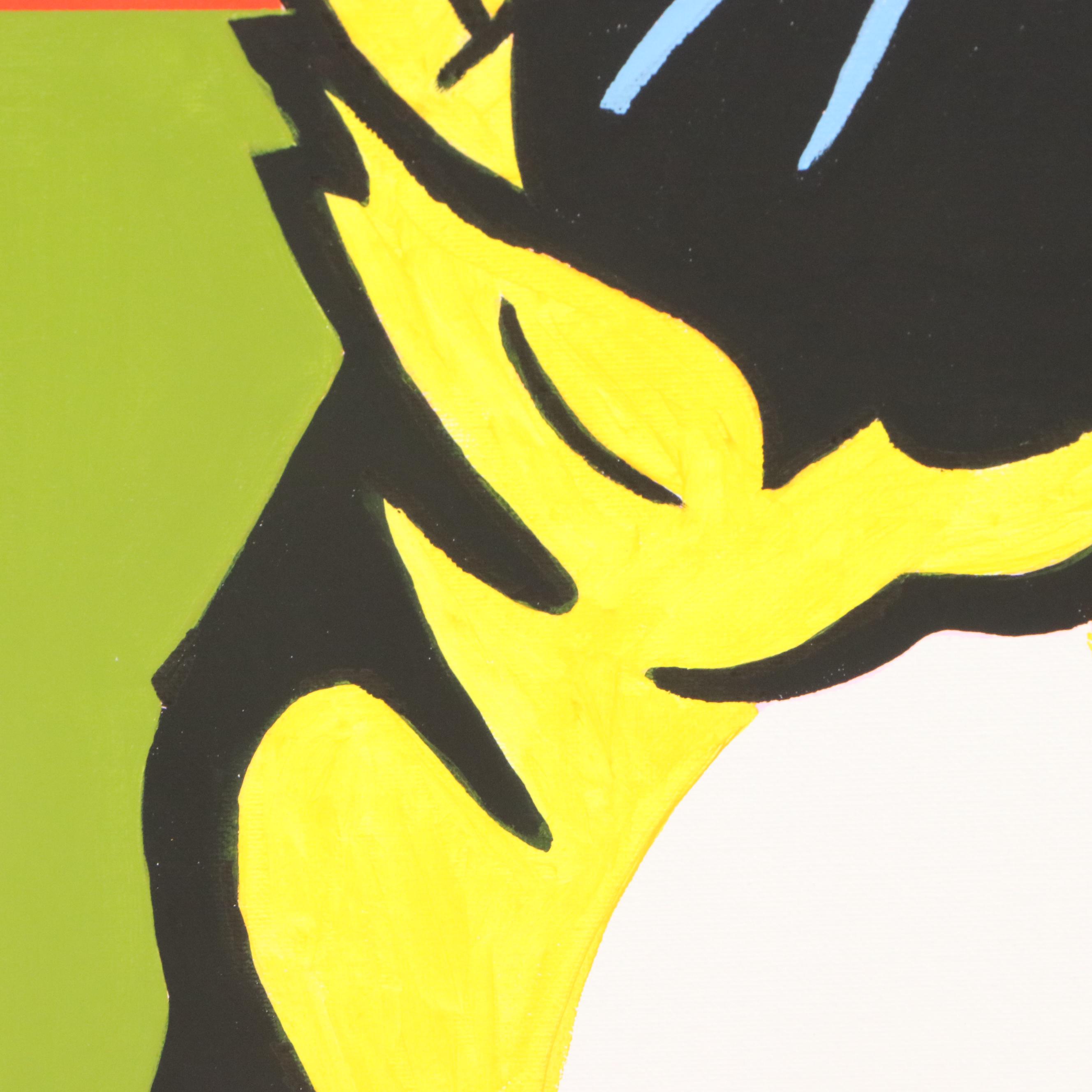 deSanto Acrylic Painting "Pugsy Malone," 2025