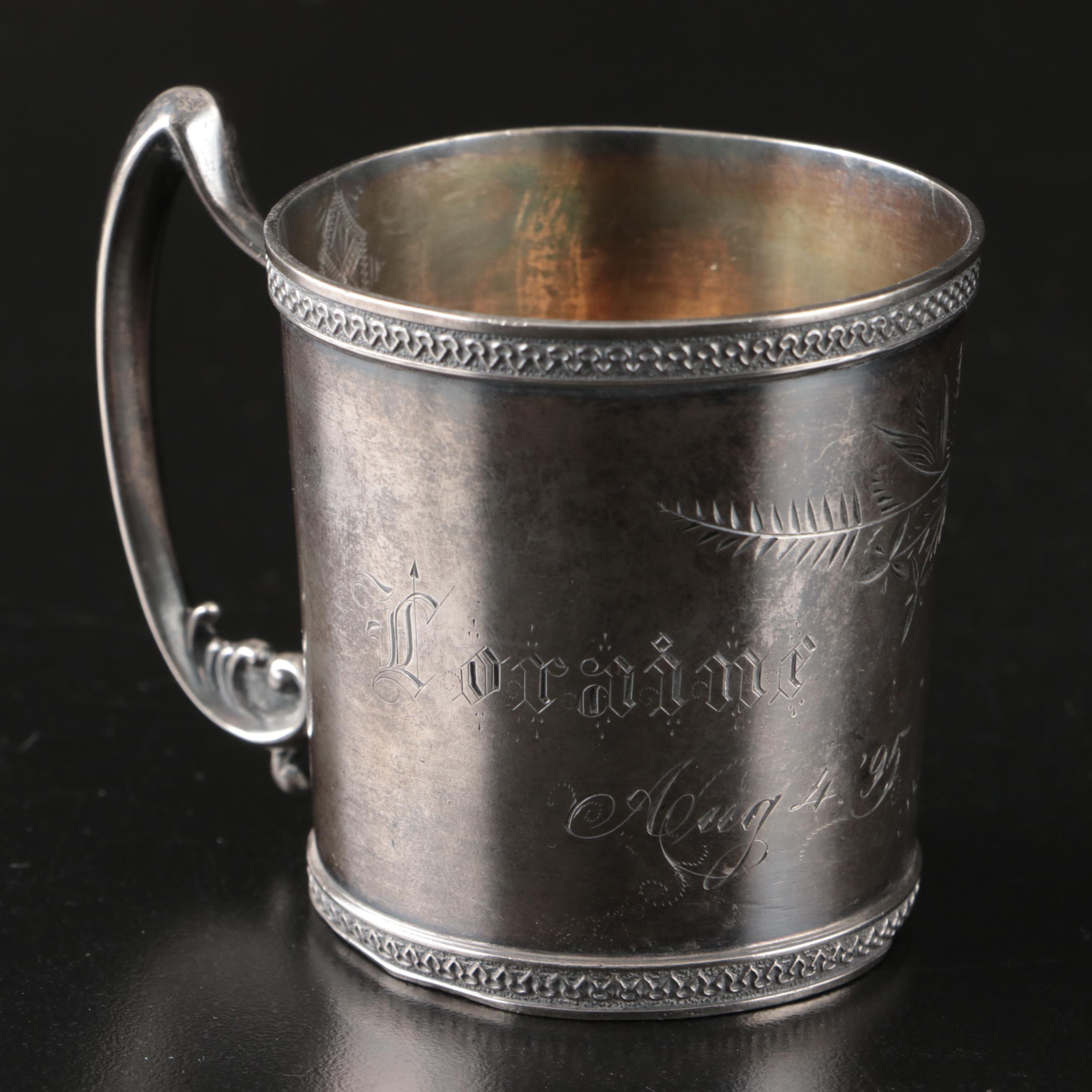 Sterling Silver Keepsake Cup, 1895