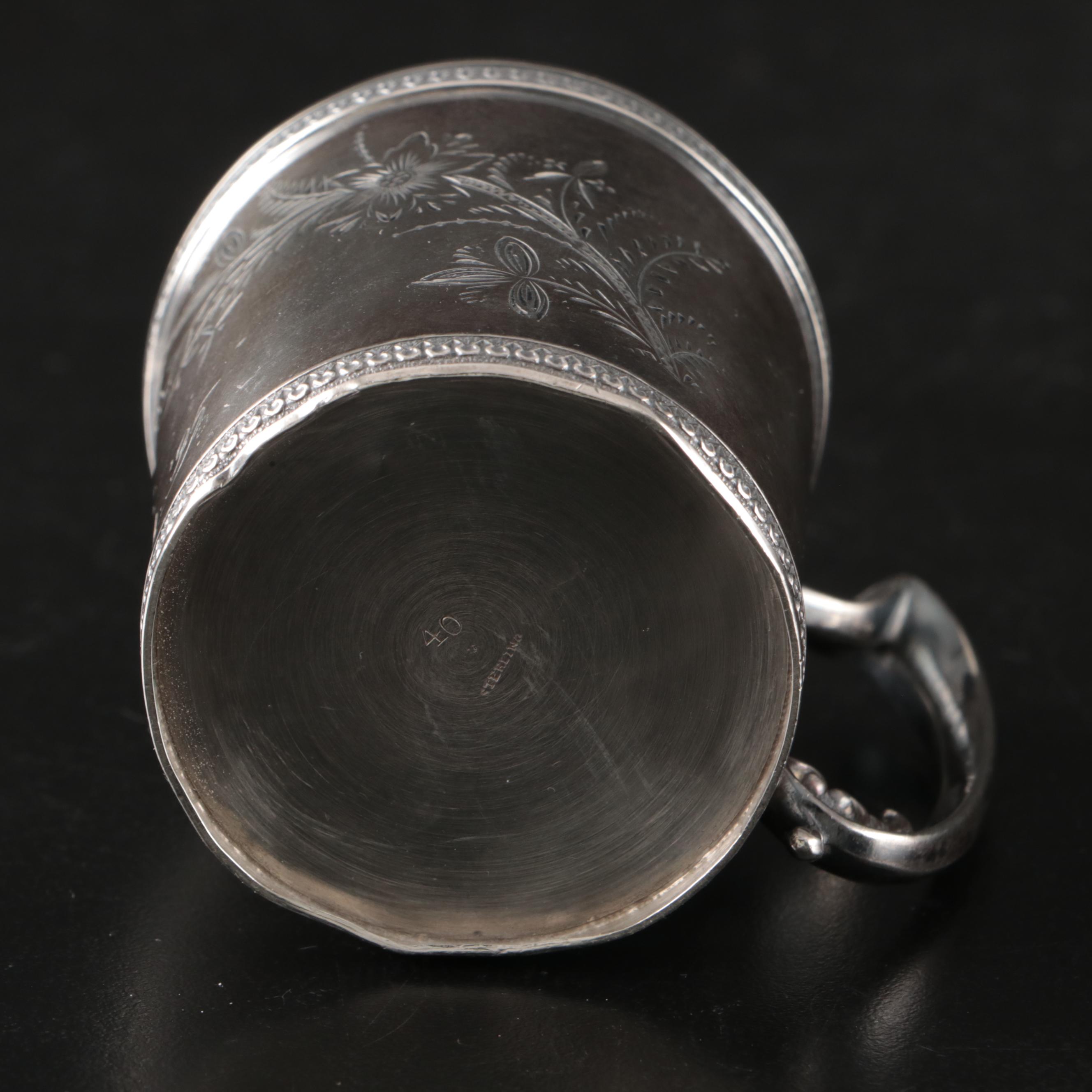 Sterling Silver Keepsake Cup, 1895