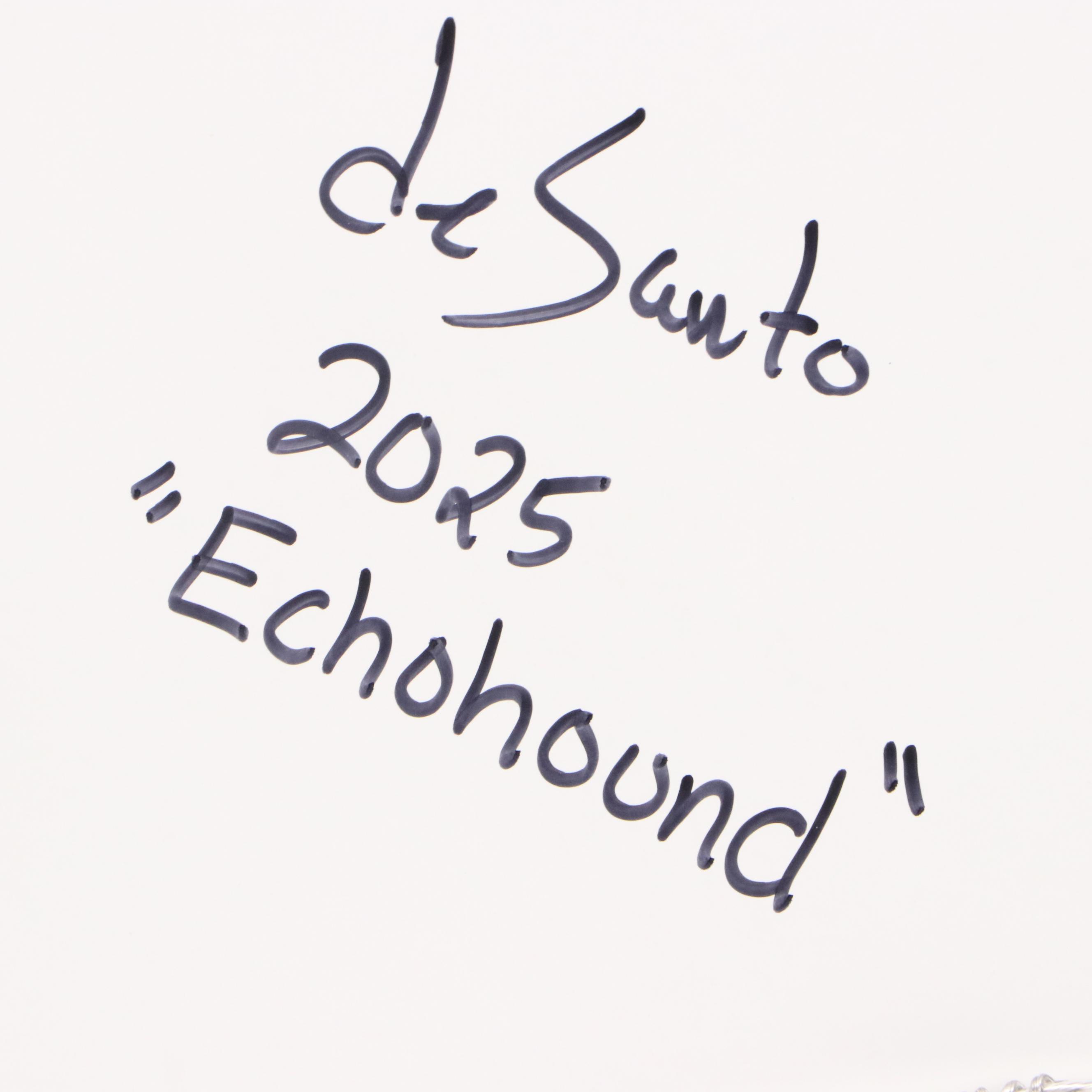 deSanto Acrylic Painting "Echohound," 2025