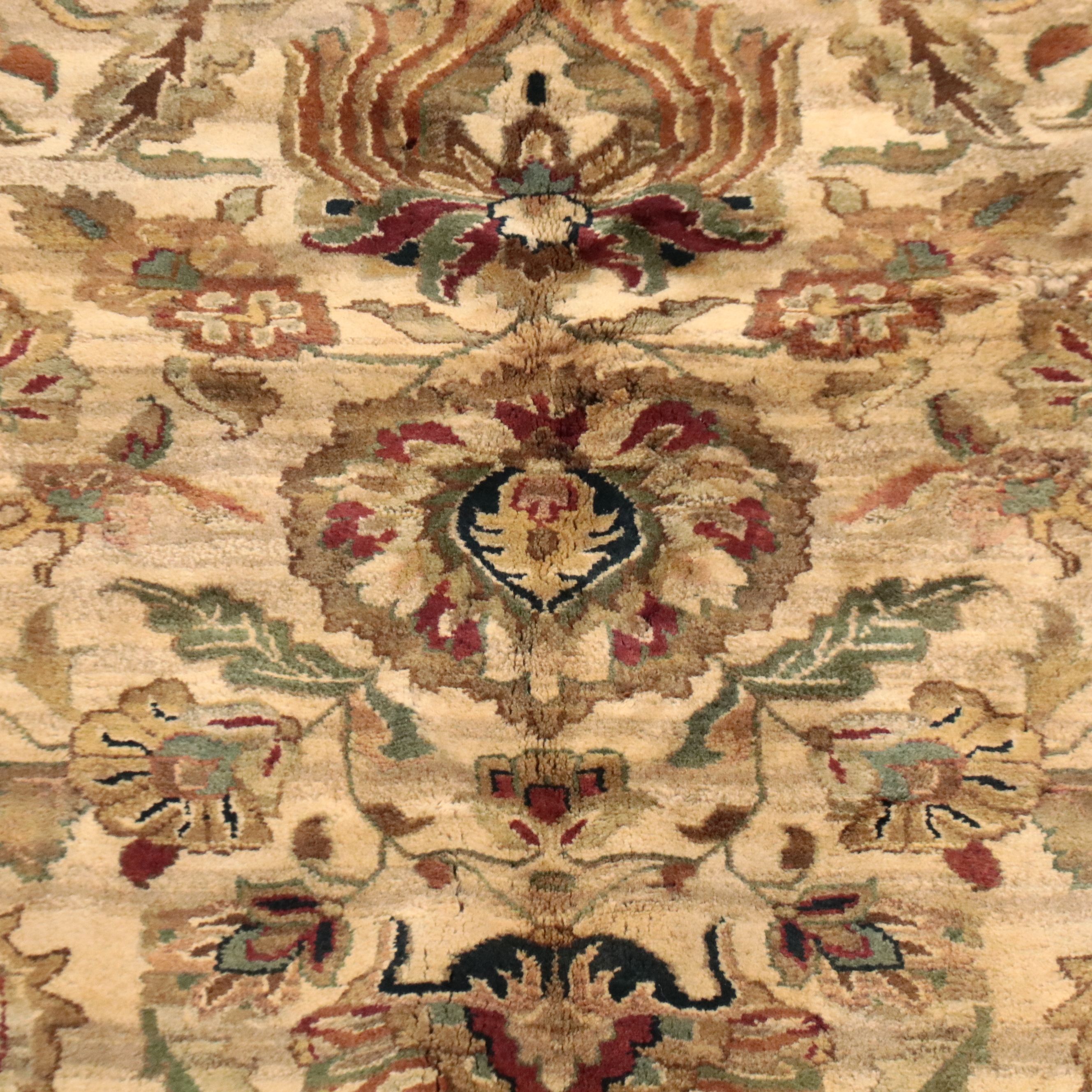 7'8 x 10'3 Hand-Knotted Turkish Oushak Area Rug