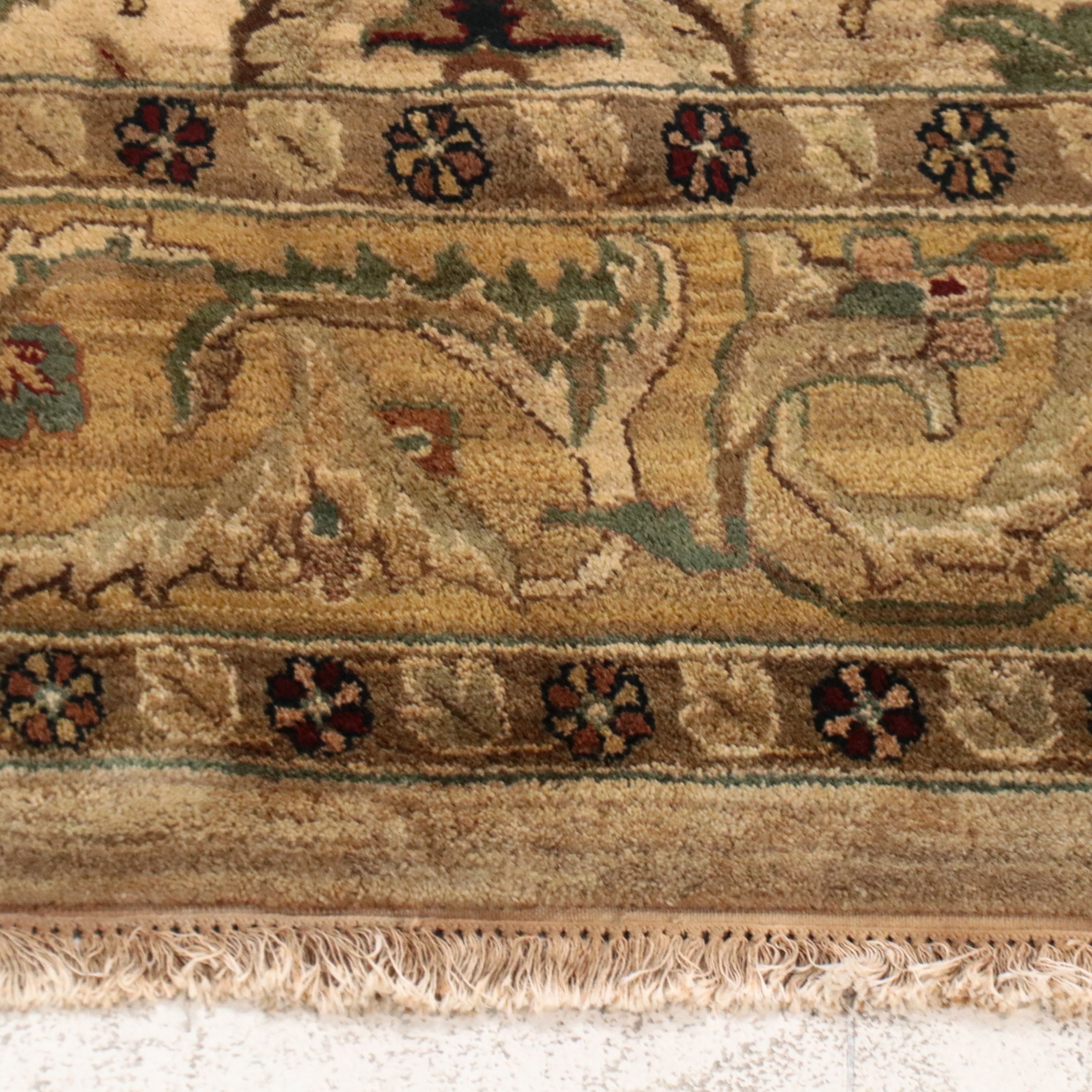 7'8 x 10'3 Hand-Knotted Turkish Oushak Area Rug