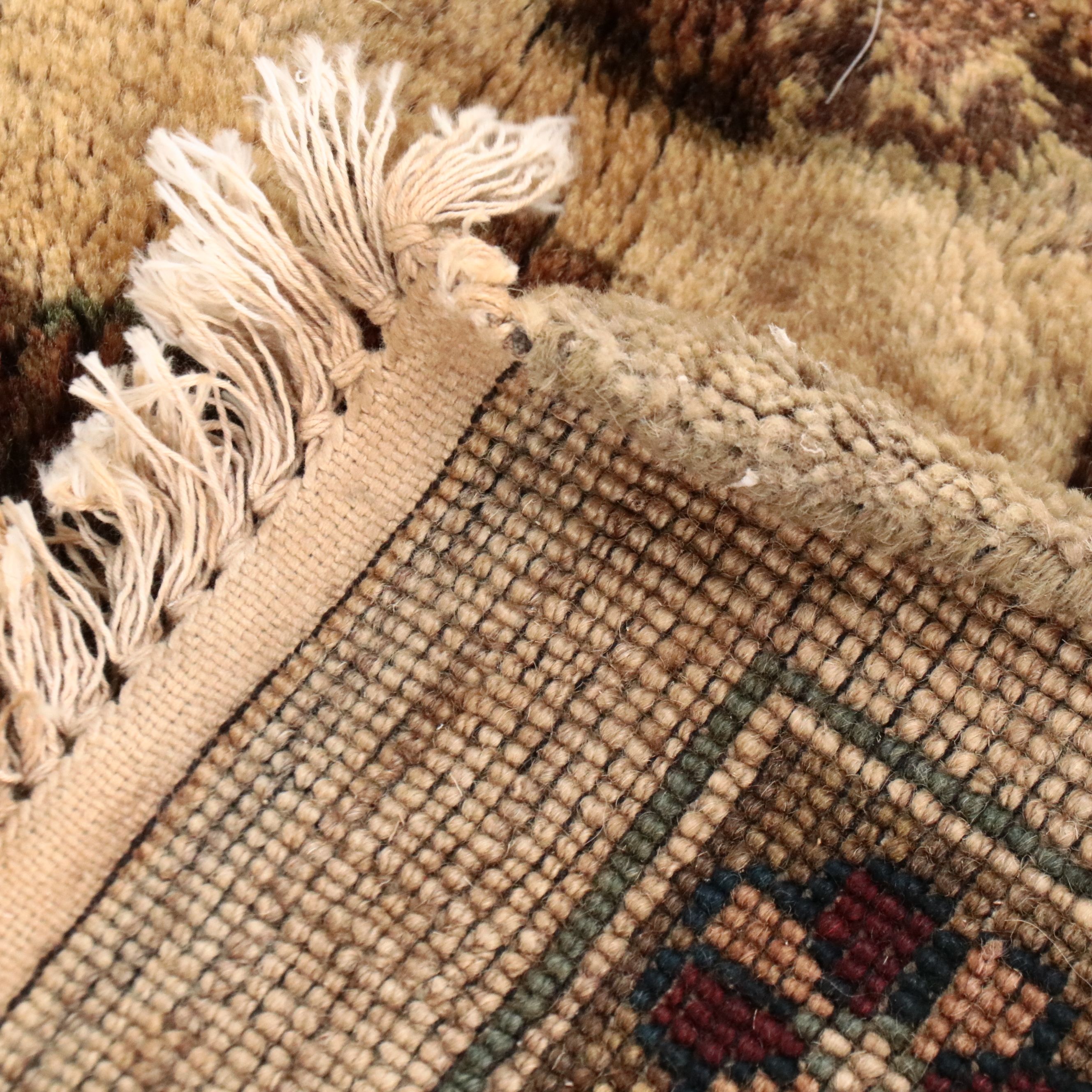 7'8 x 10'3 Hand-Knotted Turkish Oushak Area Rug